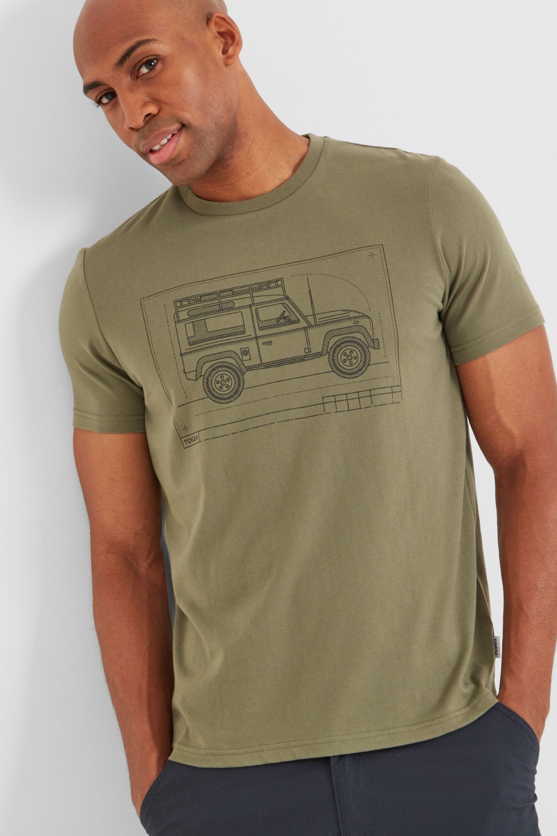 Barbour land discount rover t shirt