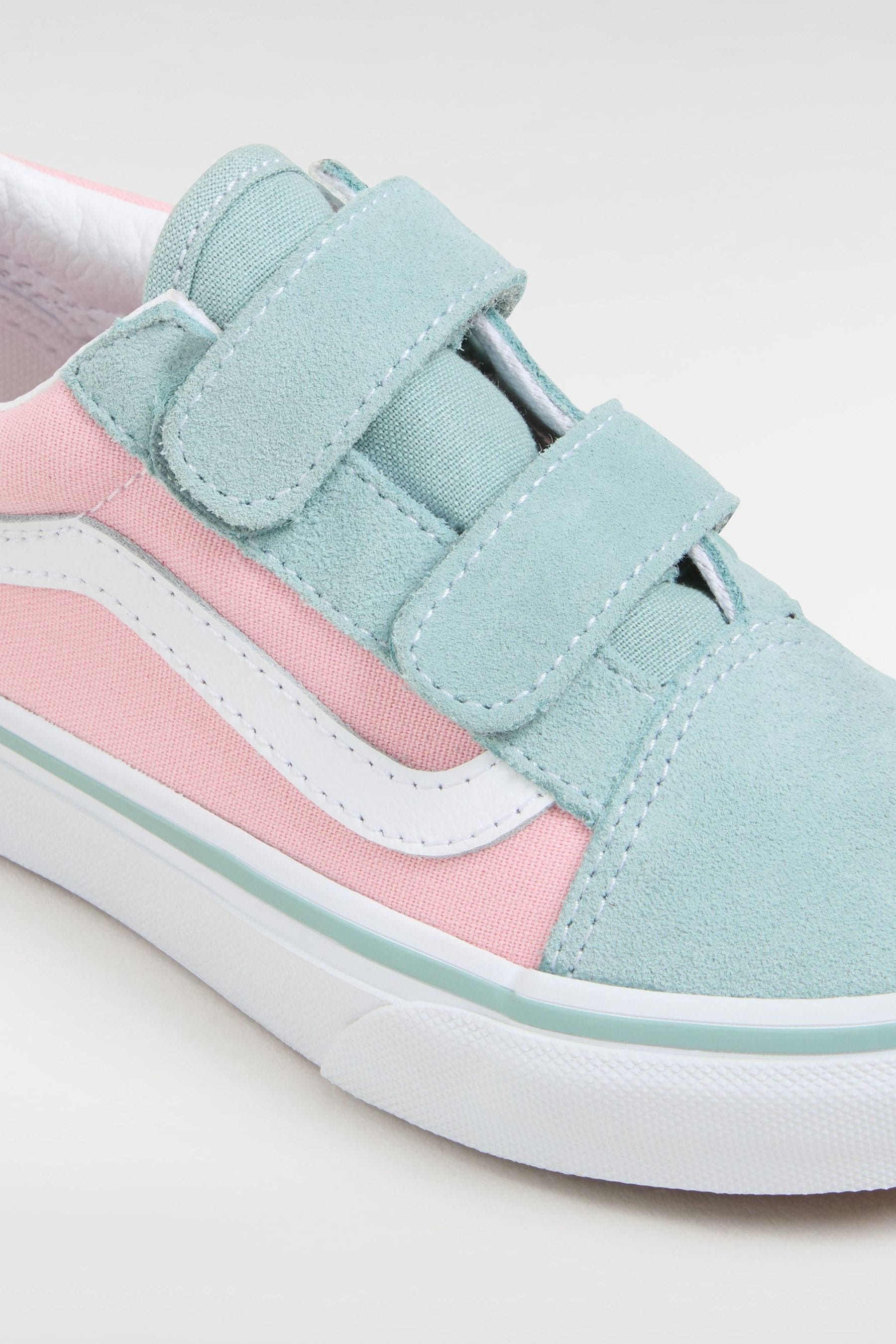 Buy Vans Girls Grey Old Skool Velcro Trainers from Next Ireland
