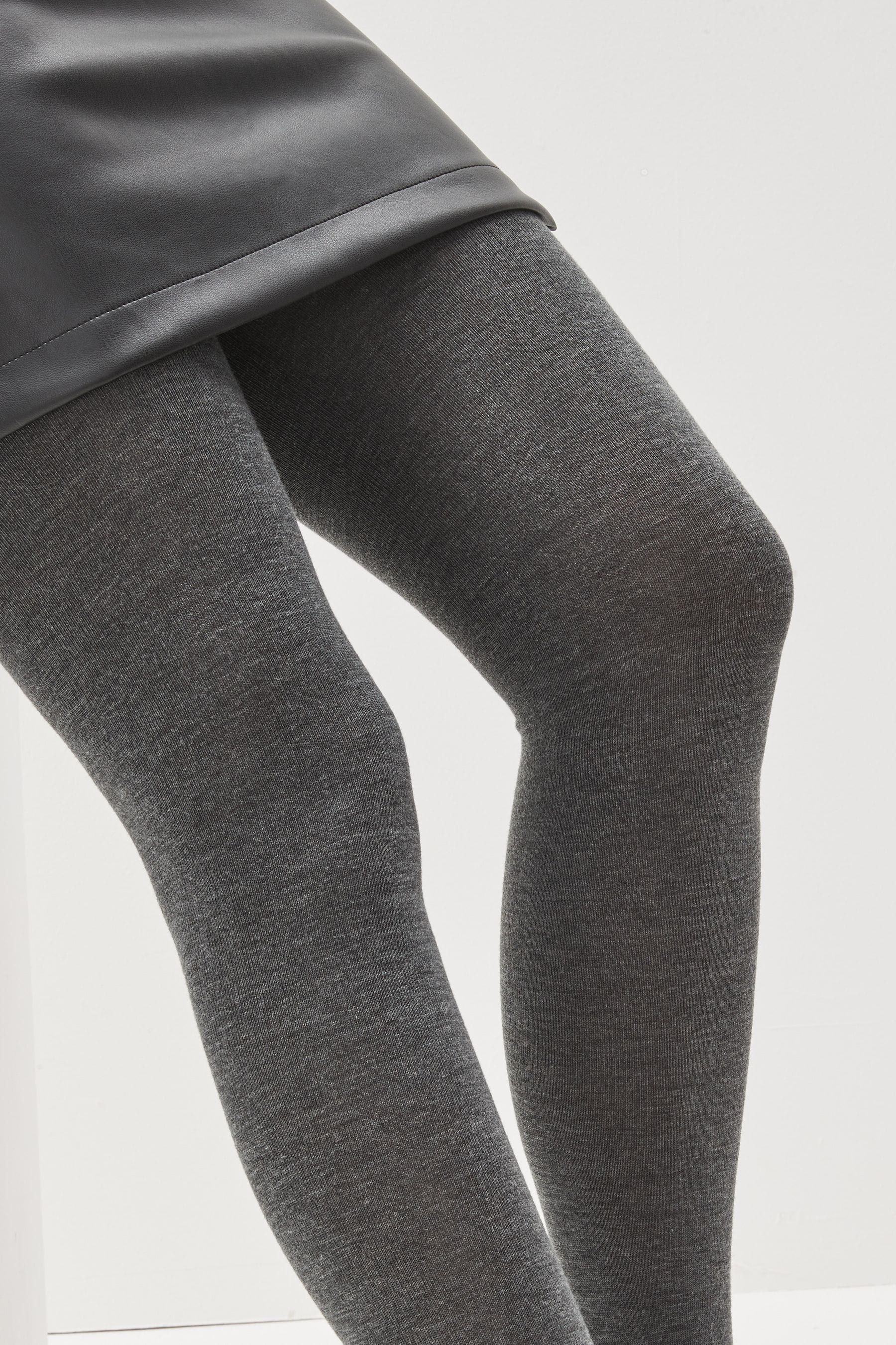 Buy Charcoal Grey Knitted Tights 2 Pack from Next Germany