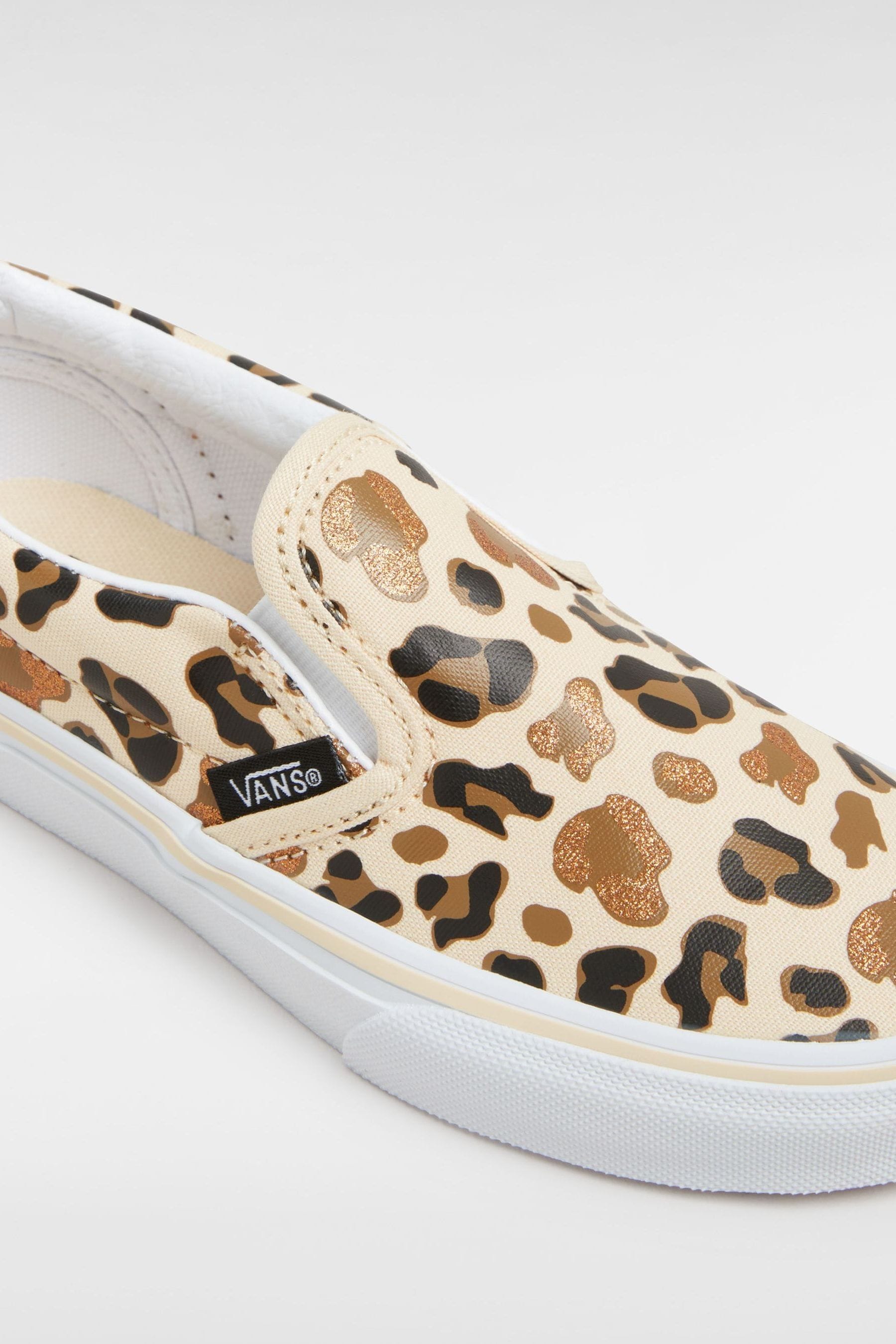 Buy Vans Girls Classic Slip On Brown Trainers from Next Luxembourg
