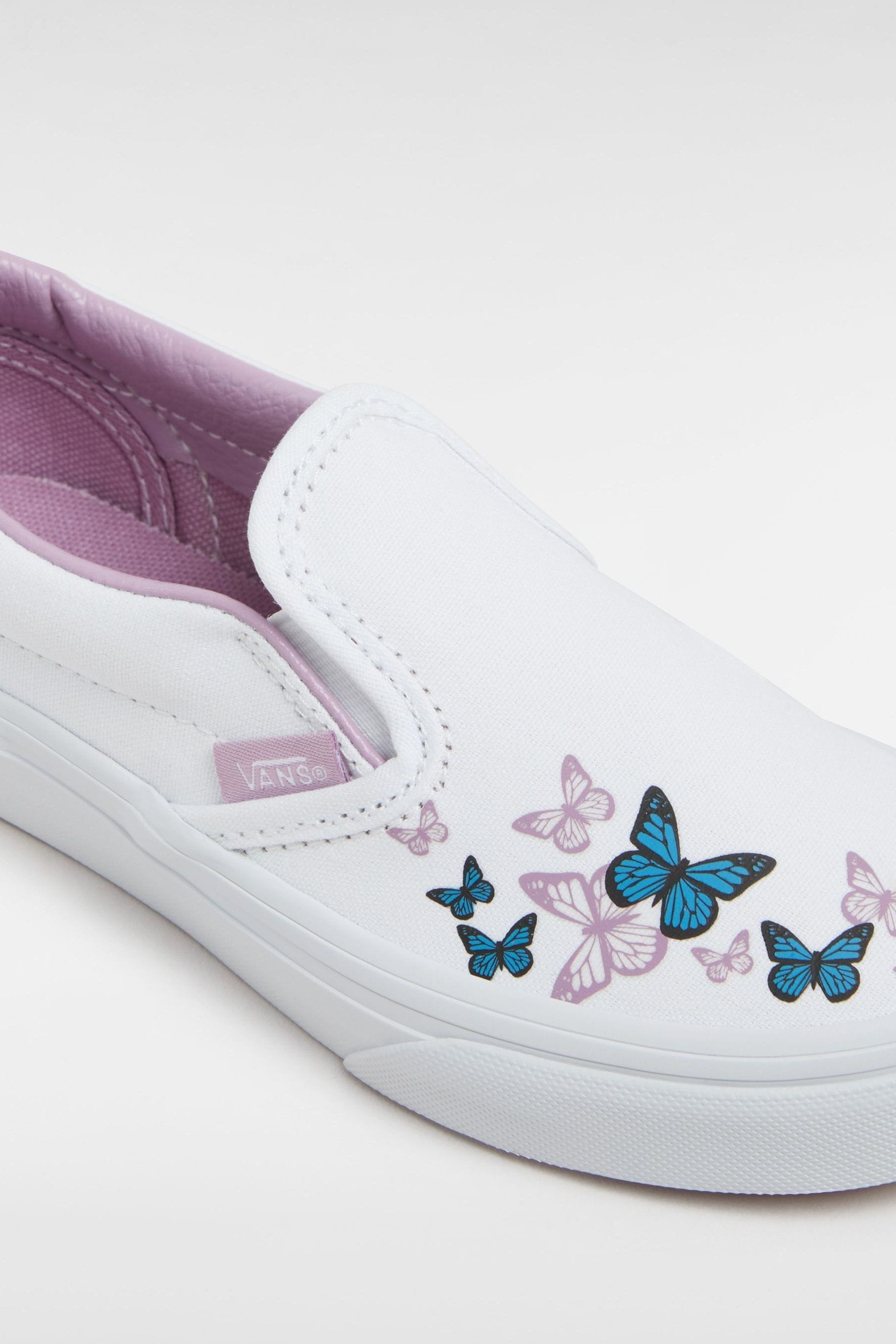 Buy Vans Purple Girls Classic Slip On Trainers from Next Luxembourg