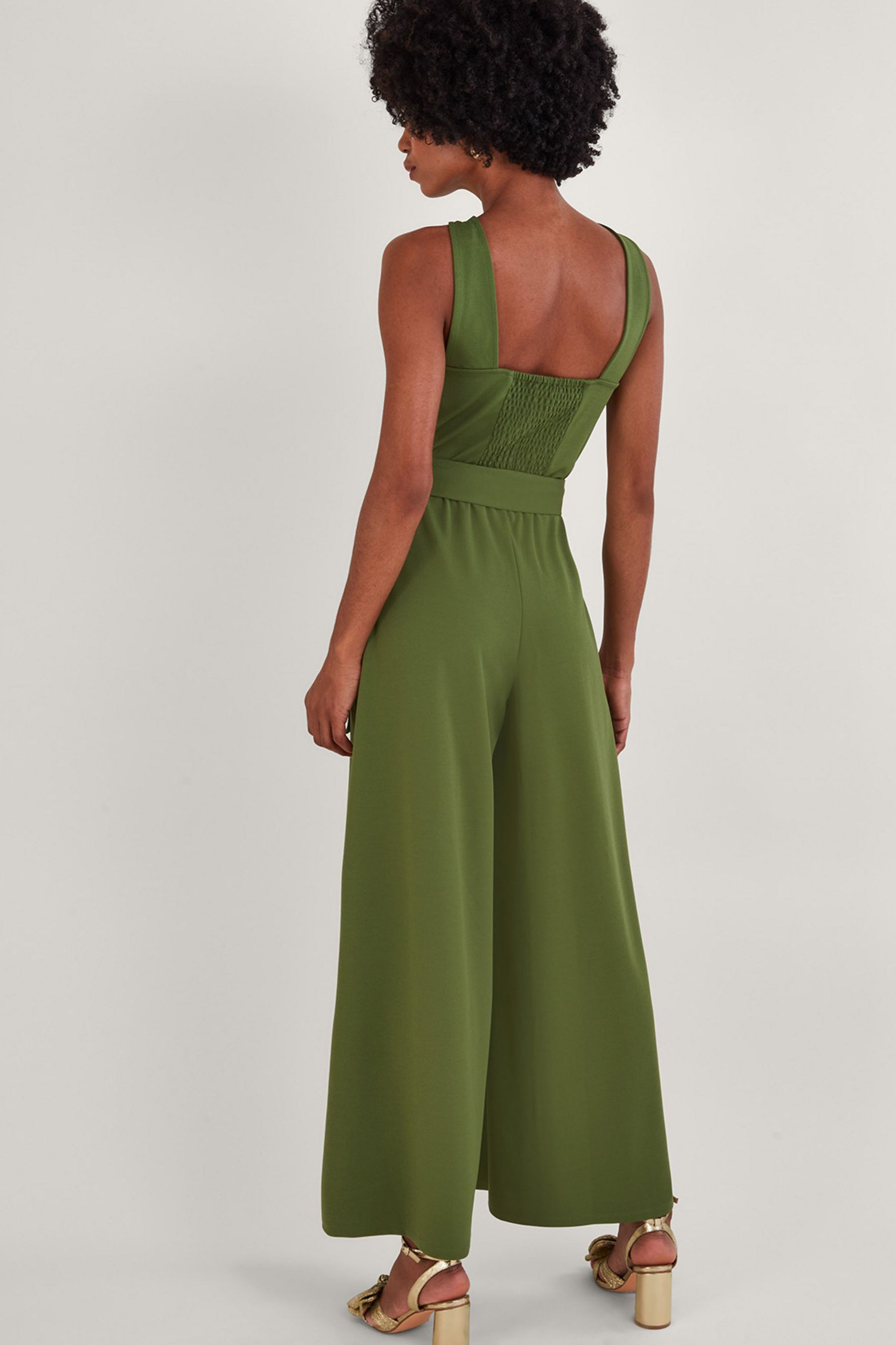Monsoon green jumpsuit shop