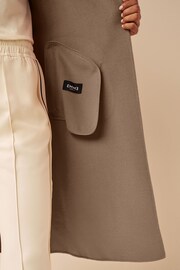 Emme by Marella Neutral Antonia Jersey Trench Coat - Image 6 of 6