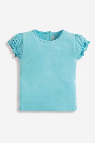 JoJo Maman Bébé Turquoise Pretty T-Shirt