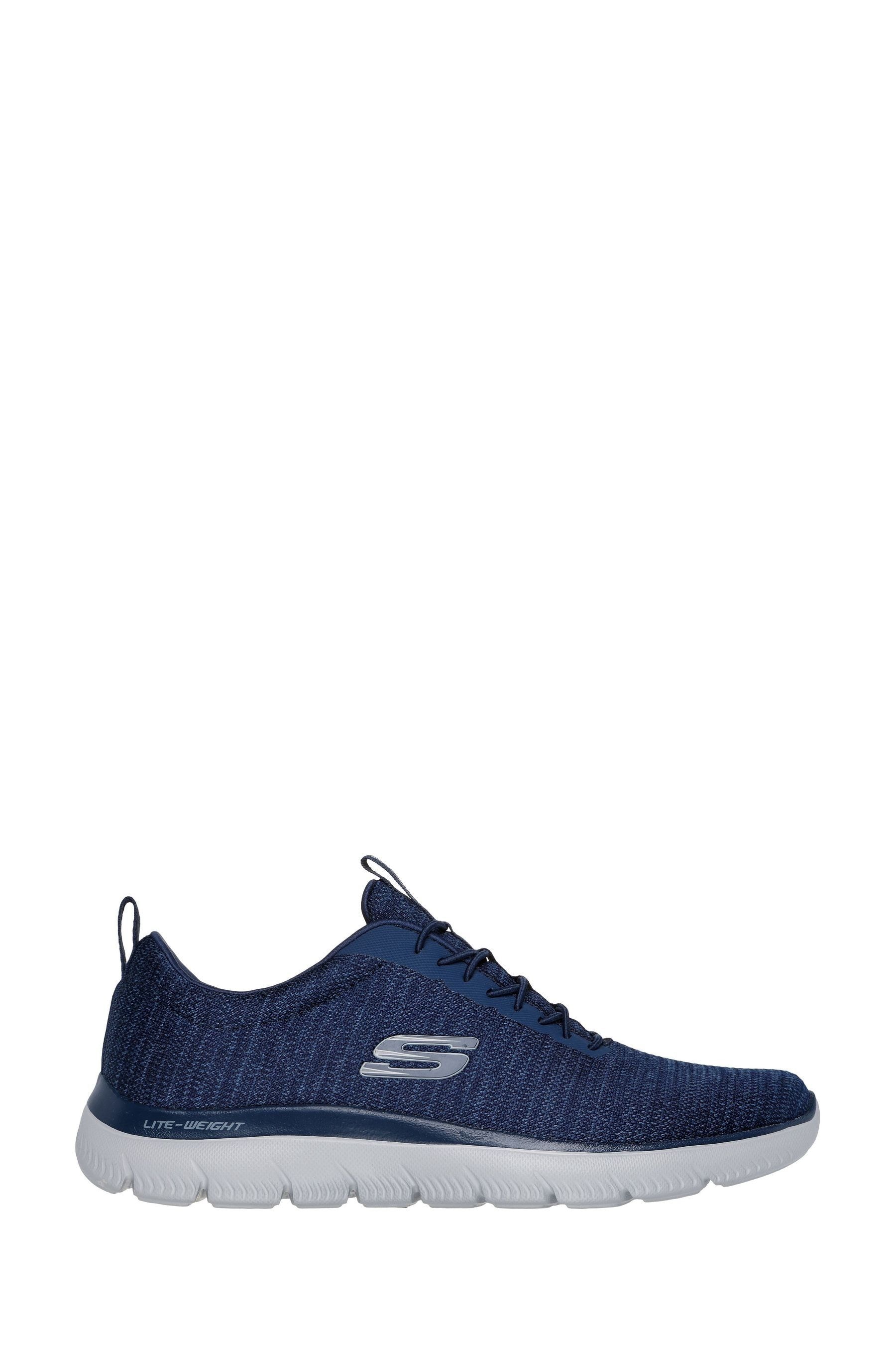 Buy Skechers Blue Mens Summits Sorenz Trainers from Next Luxembourg