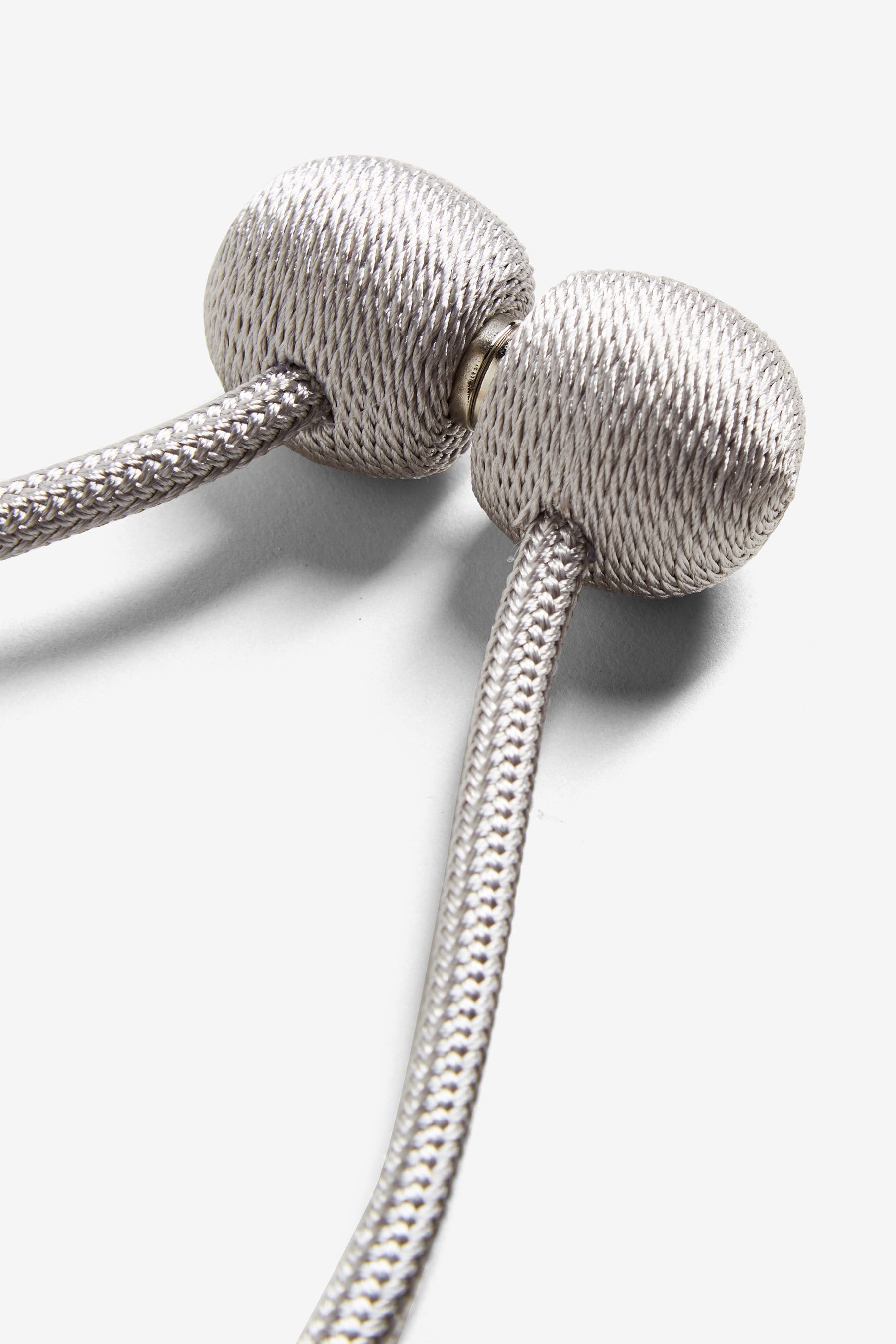 Silver curtain discount tie backs