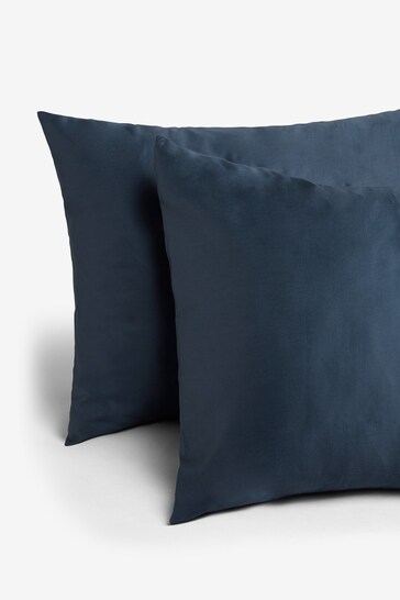 Set of 2 Navy Collection Luxe 400 Thread Count 100% Egyptian Cotton Pillowcases