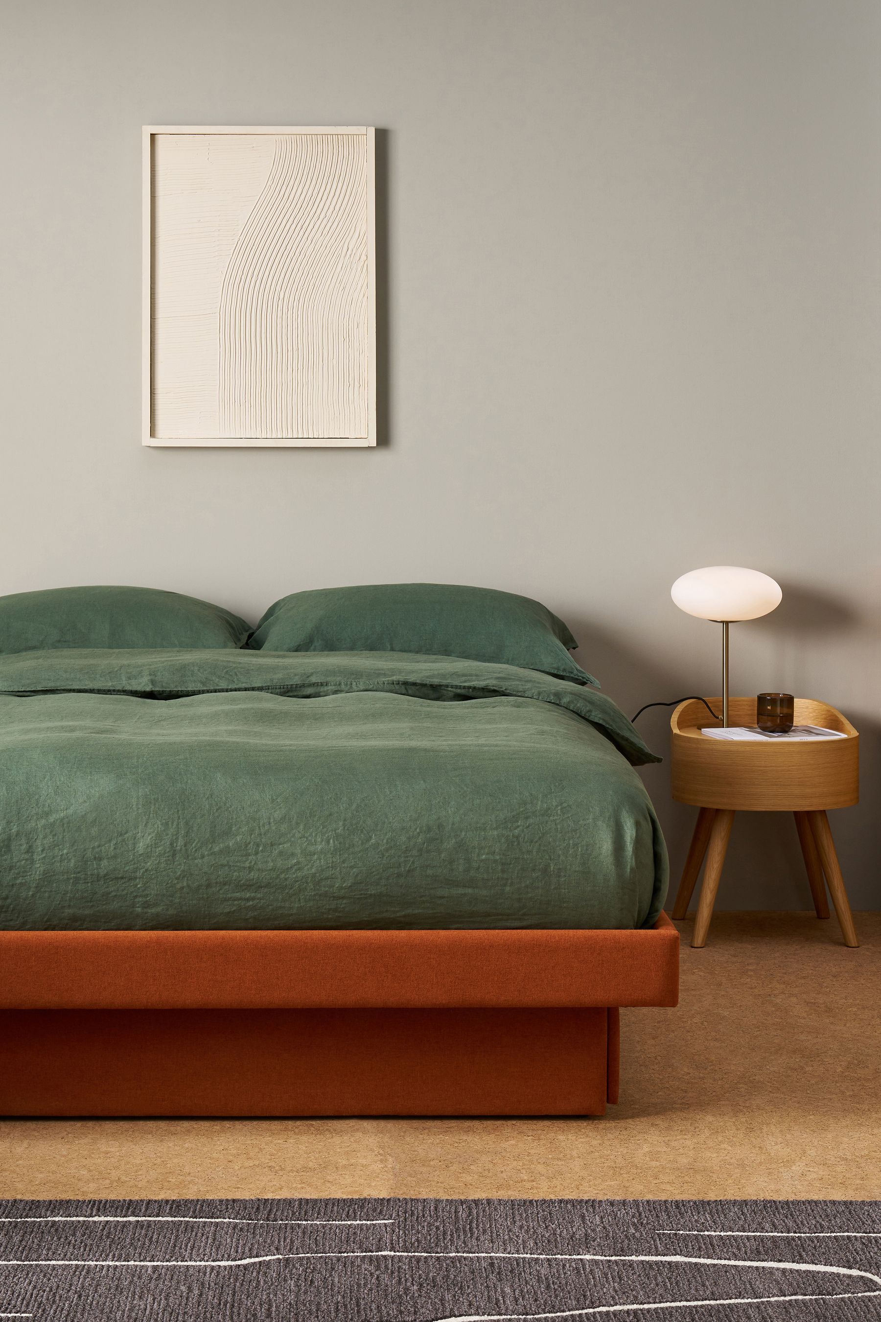 Buy MADE.COM Orange Robyn Platform Storage Bed Platform Bed from