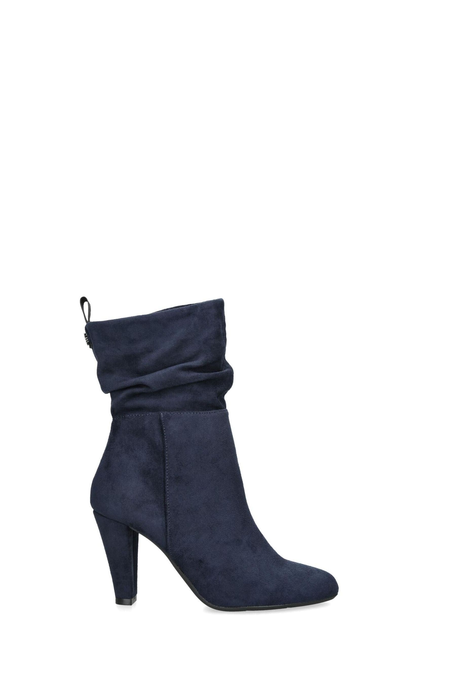 Navy best sale slouch boots