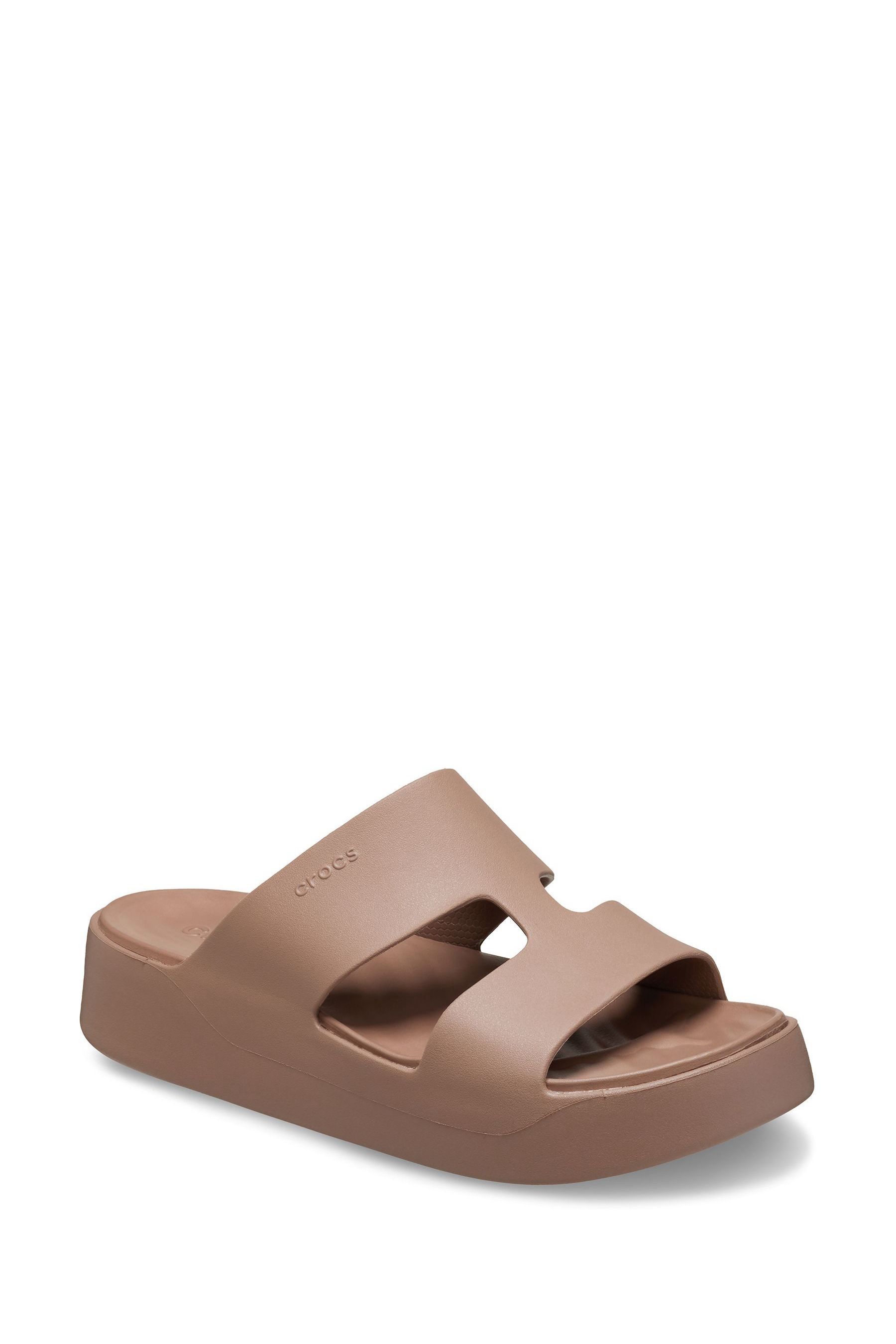 Buy Crocs Brown Getaway Platform H Strap Sandals from the Next UK online shop
