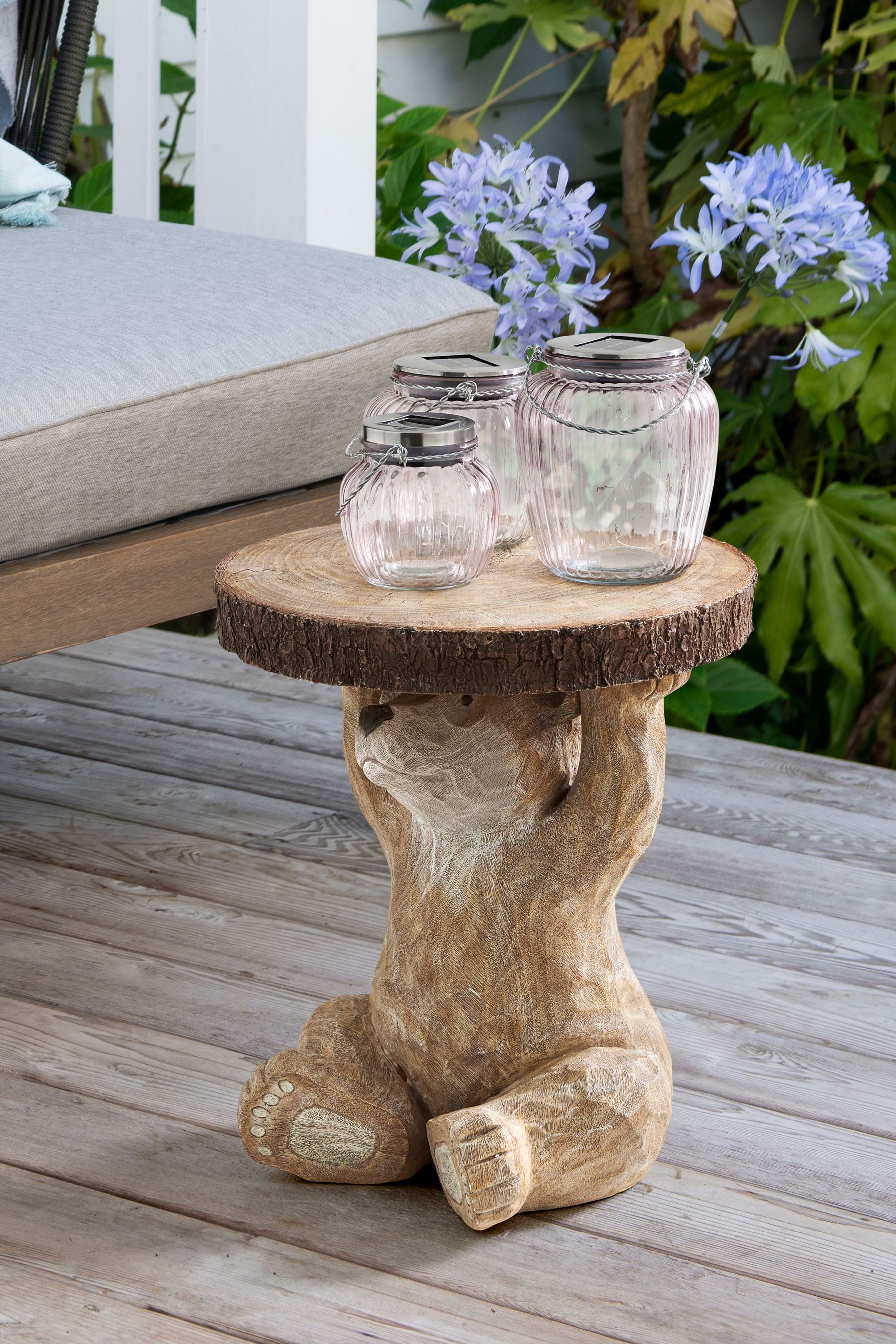 Black bear side table hot sale