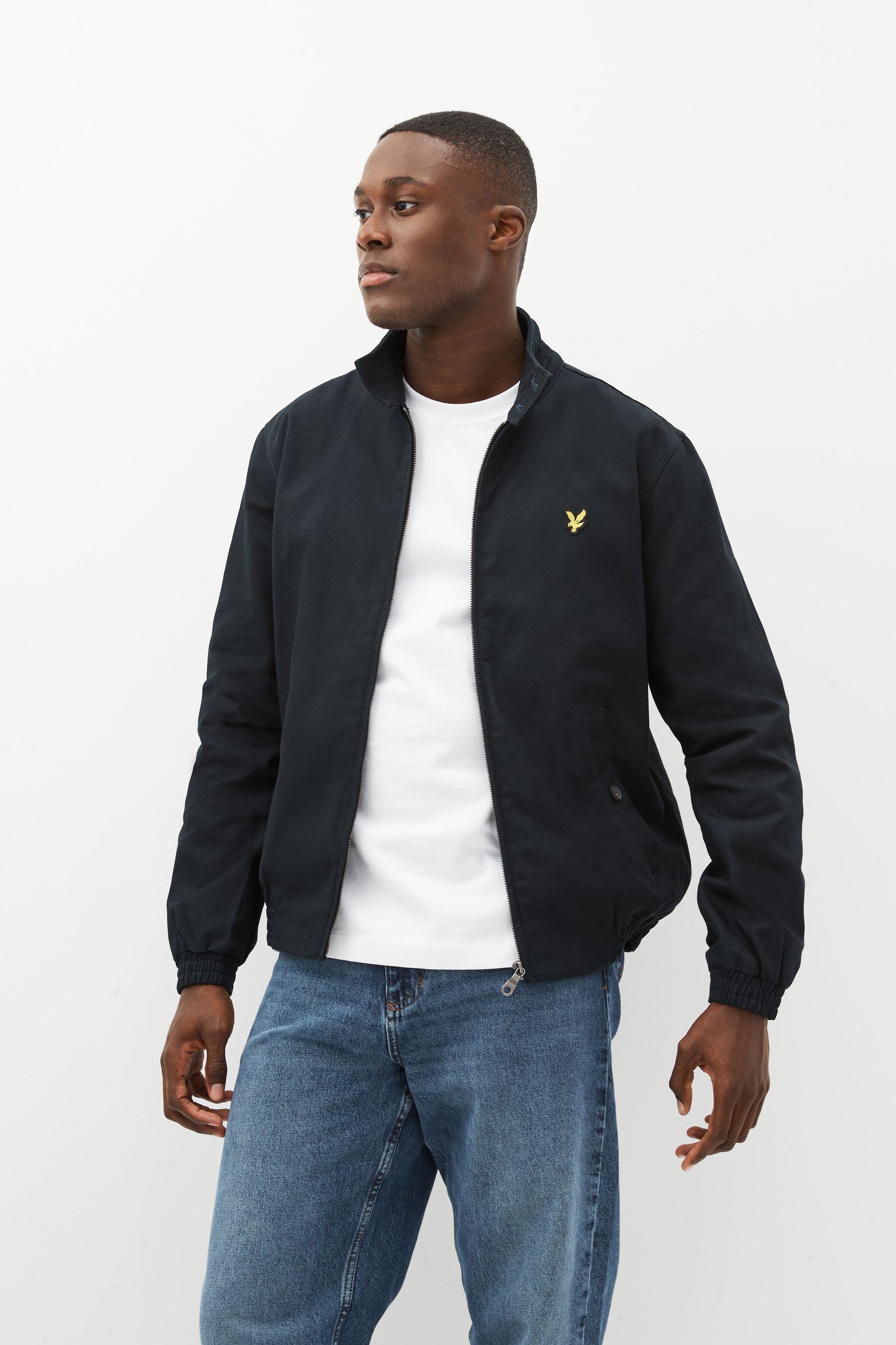 Lyle Scott Navy Harrington Jacket