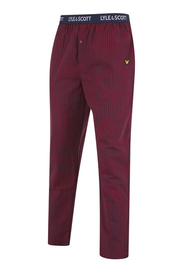 Lyle and Scott Red Stuart Lounge Trousers
