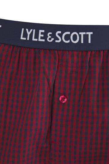 Lyle and Scott Red Stuart Lounge Trousers