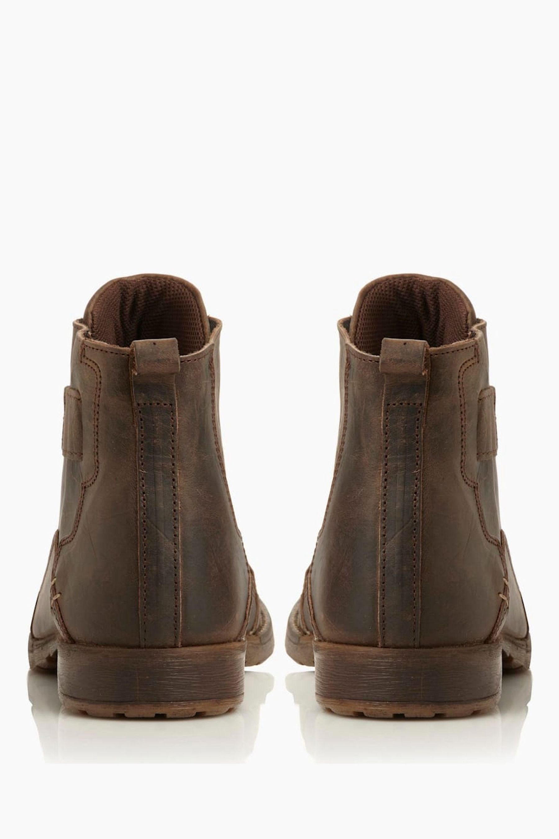 Buy Dune London Brown Heavy Duty Leather Simon Ankle Boots from the Next UK online shop