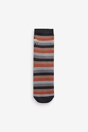 Multi Space Print Cosy Terry Cotton Rich Socks 5 Pack - Image 5 of 7