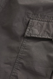 Charcoal Grey Slim Tapered Stretch Utility Cargo Trousers - Image 10 of 12