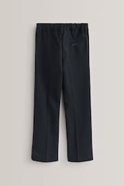 Navy Slim Waist School Pleat Front Trousers (3-17yrs) - Image 2 of 6