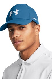 Under Armour Blue/White/Grey Golf 96 Cap - Image 1 of 3