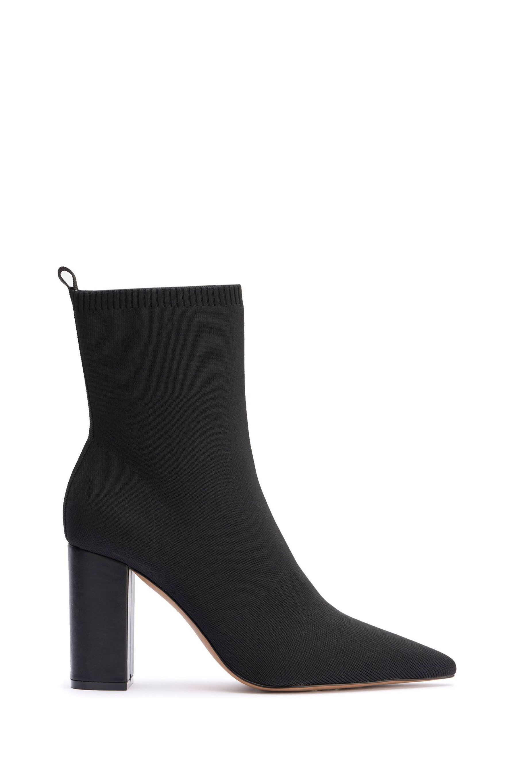 Buy Mint Velvet Black Knitted Sock Boots from Next Luxembourg