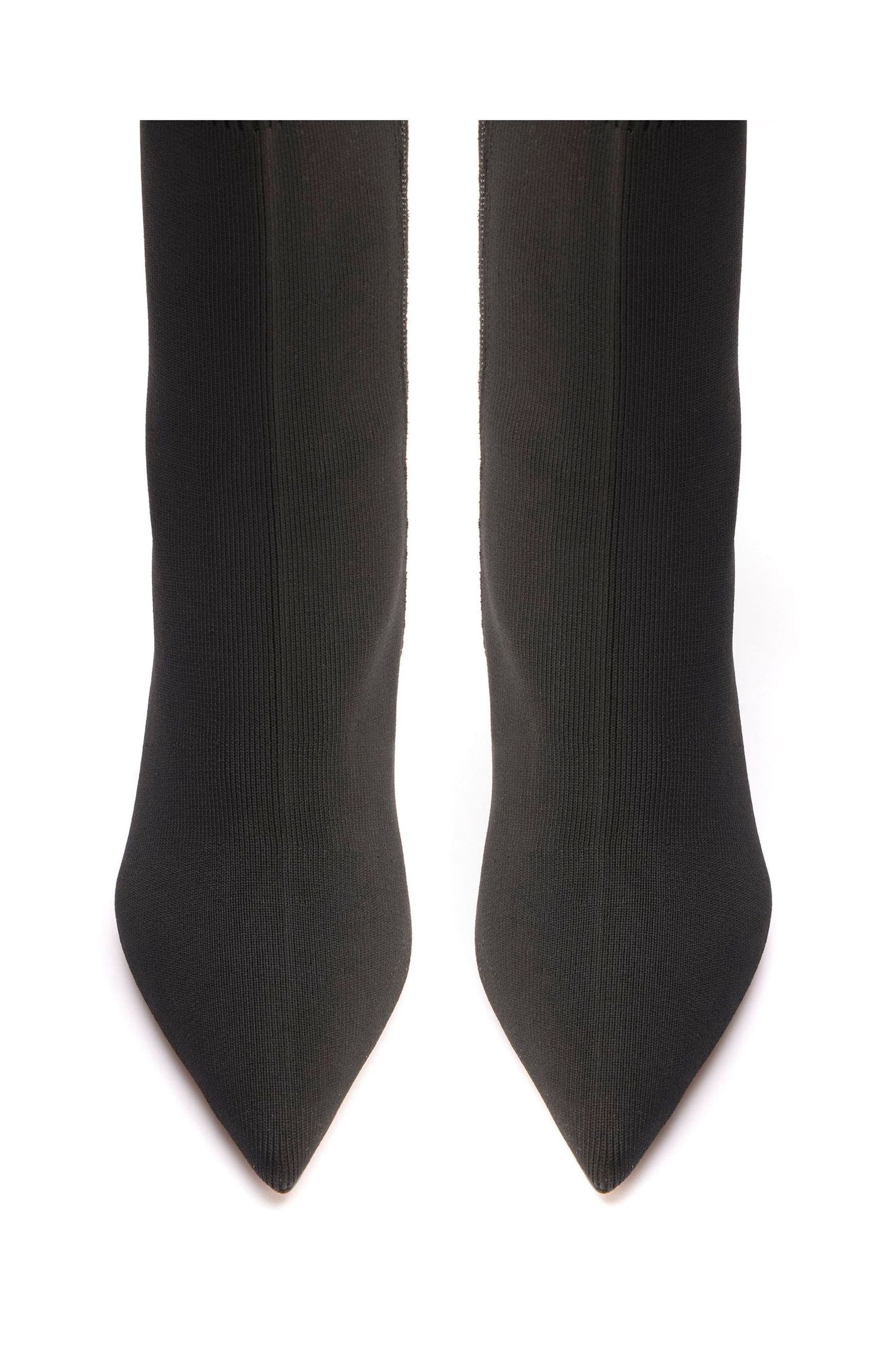 Knitted sock boots black clearance
