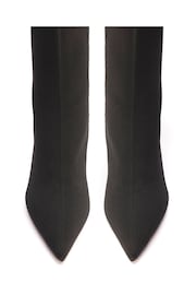 Mint Velvet Black Knitted Sock Boots - Image 2 of 3