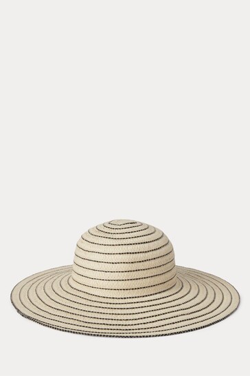 Lauren Ralph Lauren Natural Stripe Sun Hat