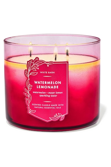 Bath & Body Works Watermelon Lemonade 3-Wick Candle 14.5 oz / 411 g