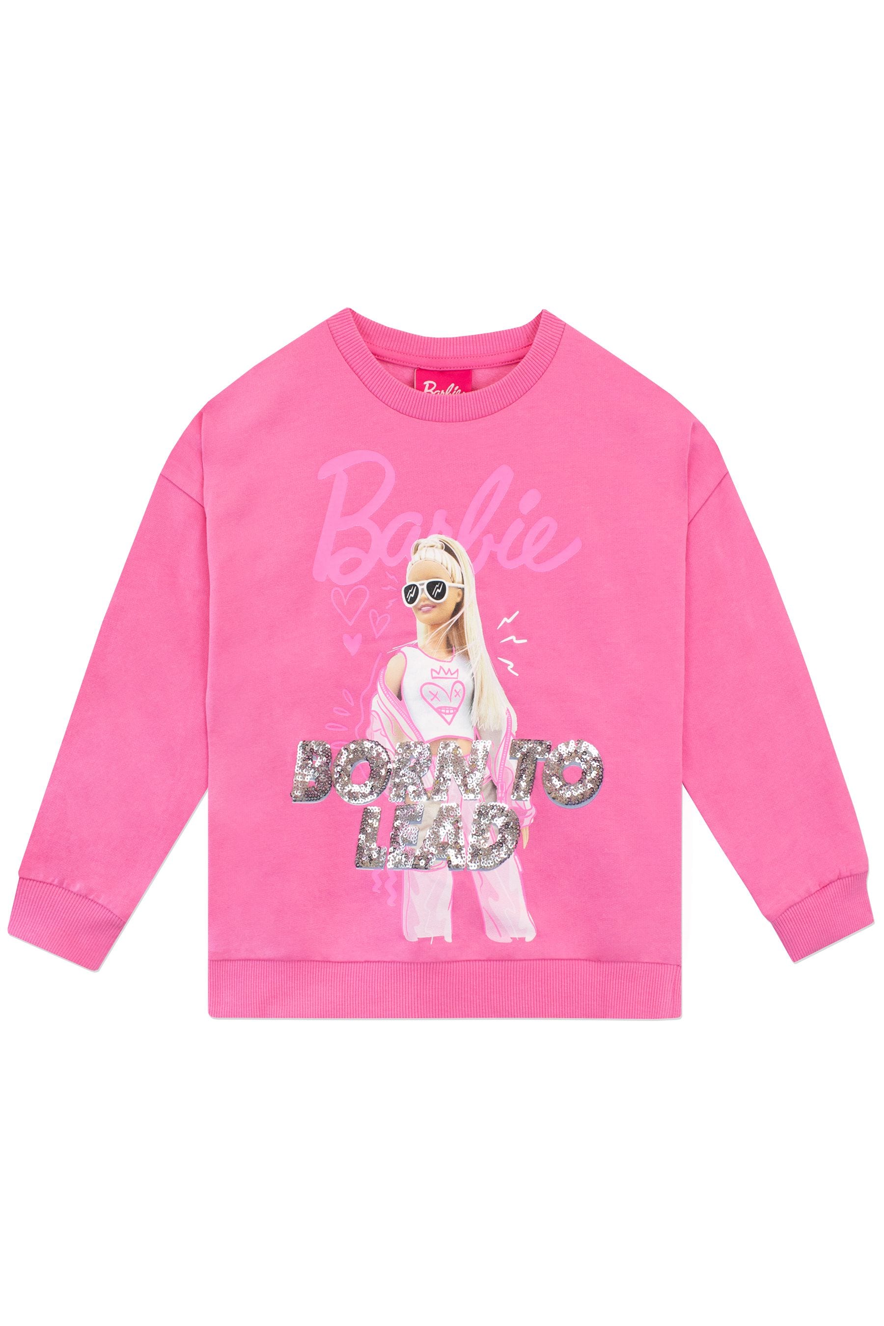 Pink barbie sweatshirt top