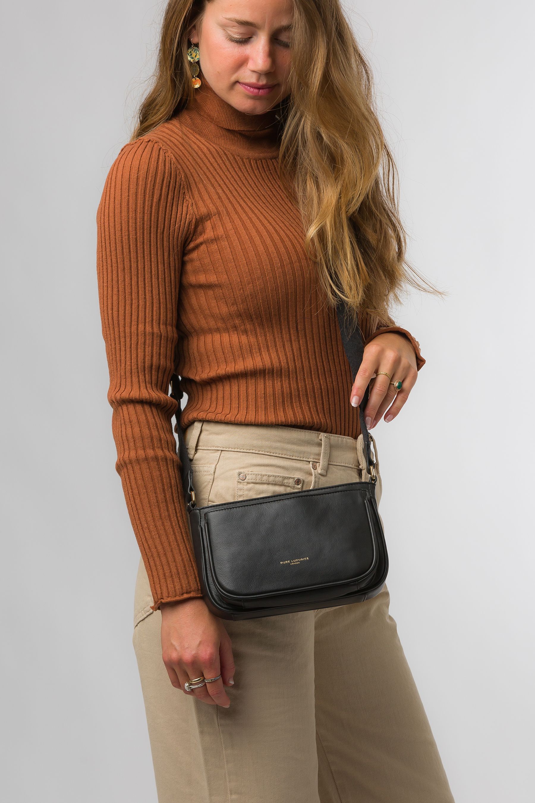Buy Pure Luxuries London Bree Nappa Leather Cross Body Bag from Next Luxembourg