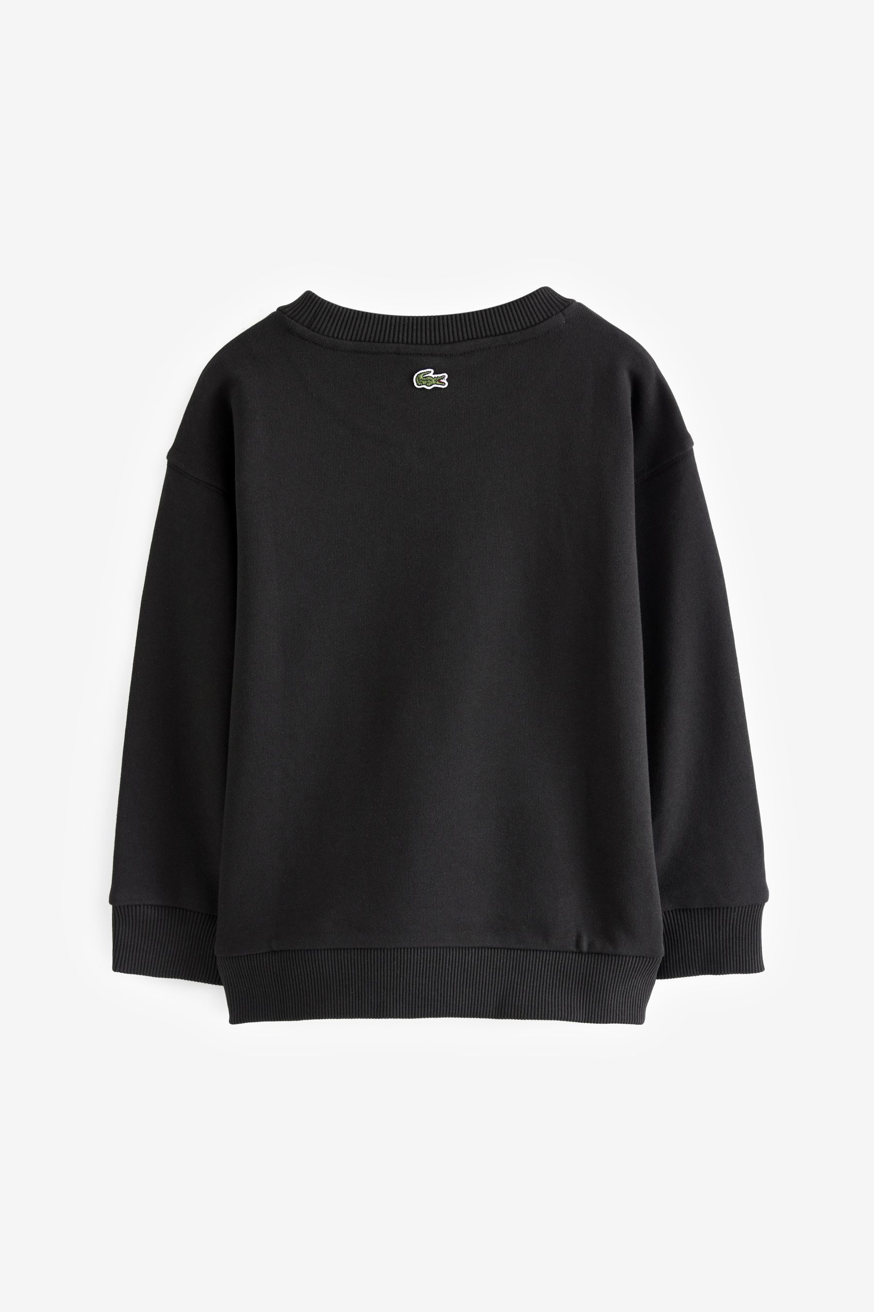 Buy Lacoste Kids Large Logo Black Sweatshirt from Next Luxembourg