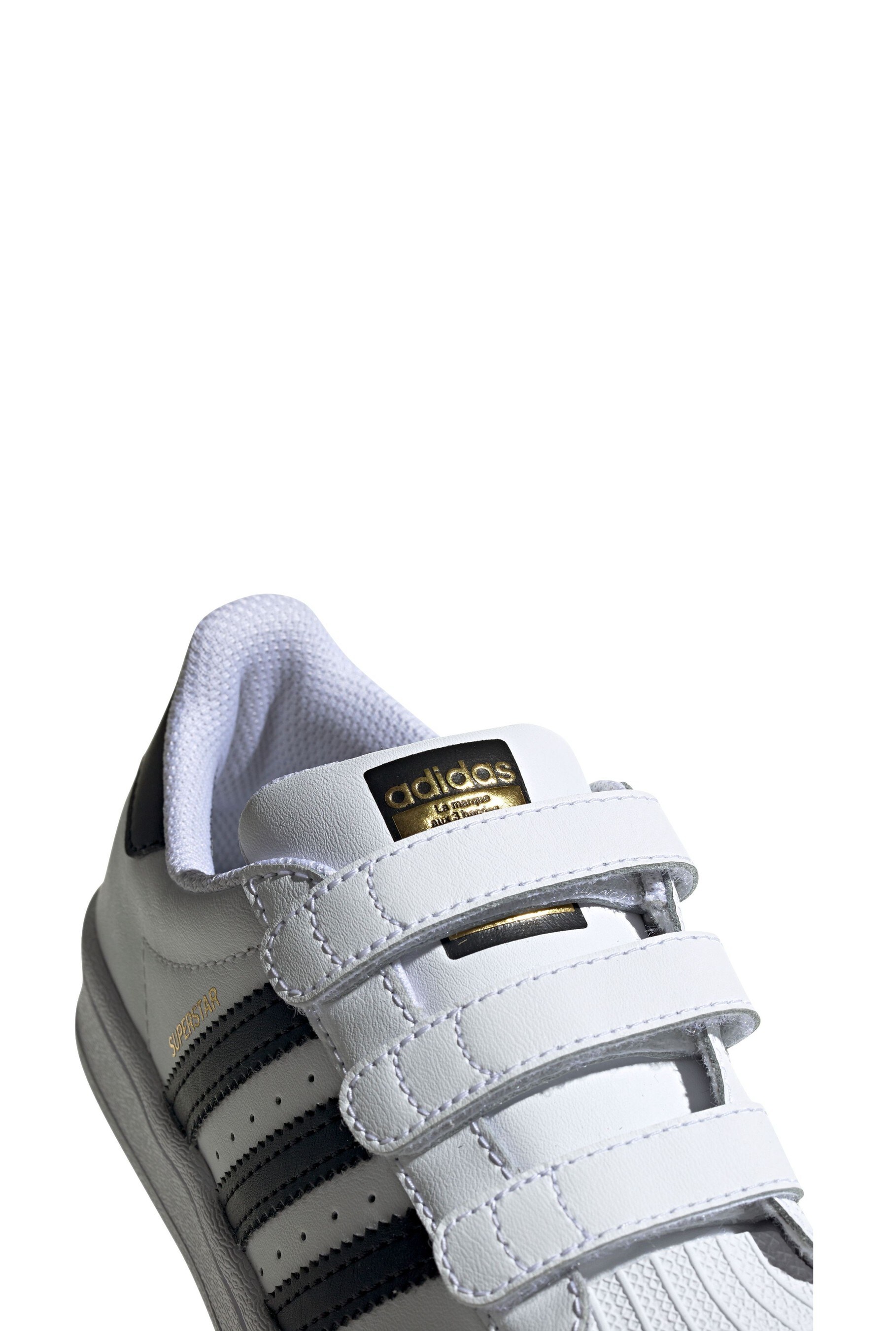 Adidas originals nursery superstar foundation trainer white  black shop