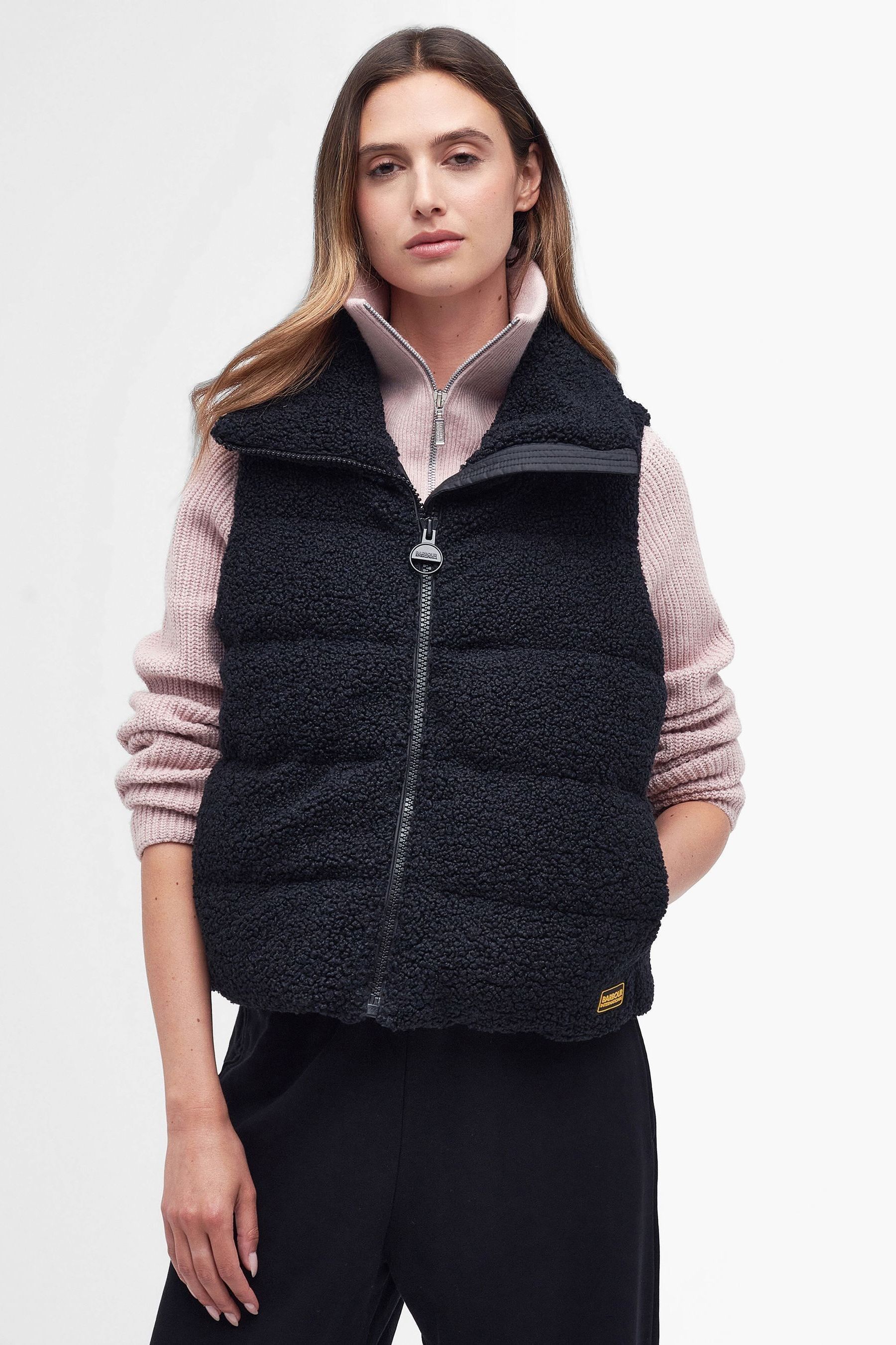 Buy Barbour International Maguire Teddy Fleece Gilet from the