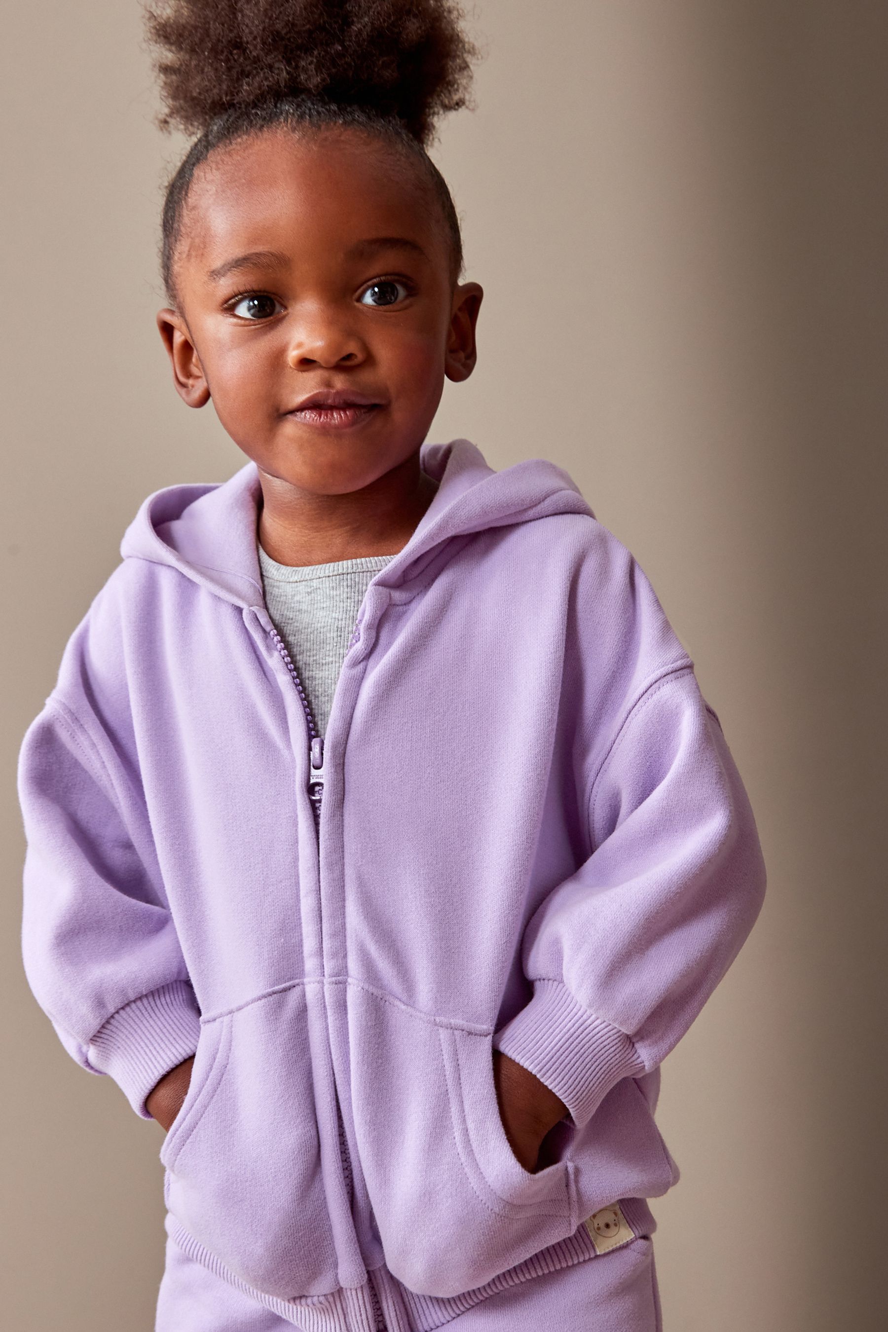 Buy Lilac Purple Zip Through Hoodie 3mths 7yrs from Next Indonesia