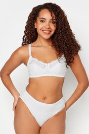 M&Co White & Black Non Wired Lace Trim Bras 2 Pack - Image 5 of 10