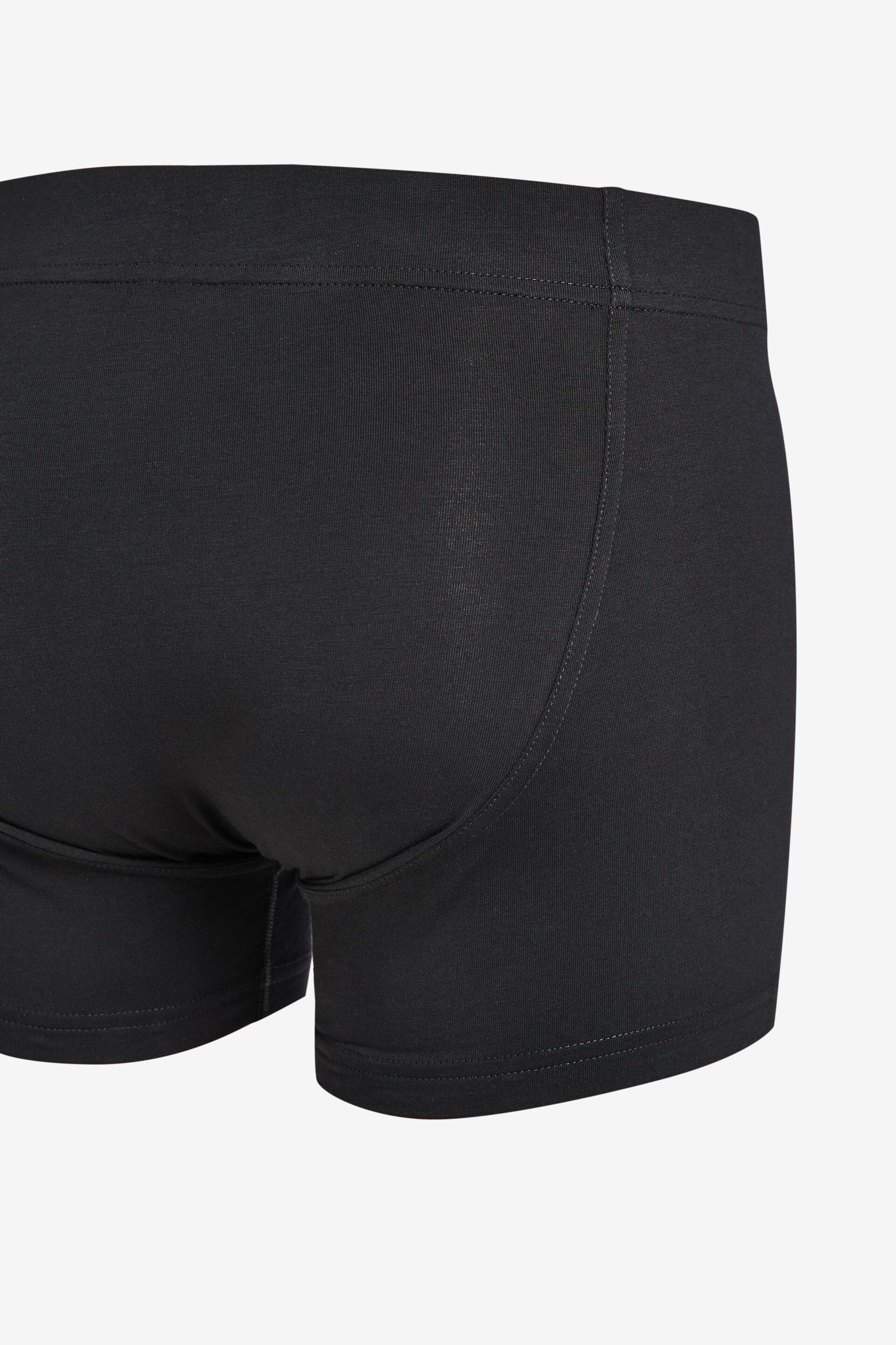 Essential Black 10 pack A-Front Boxers - Image 3 of 5