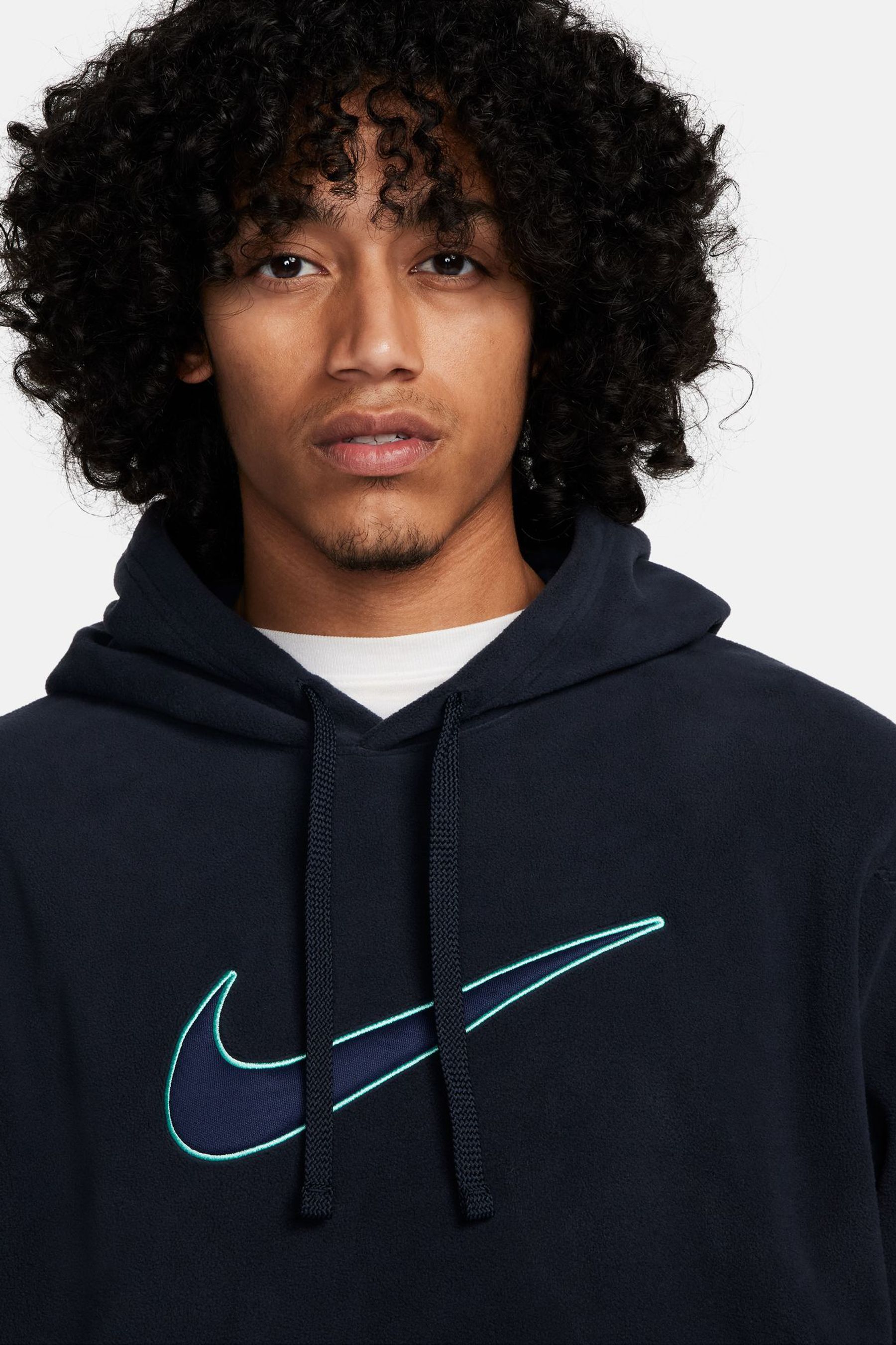 Buy Nike Blue Sportswear Polar Fleece Hoodie from the Next UK