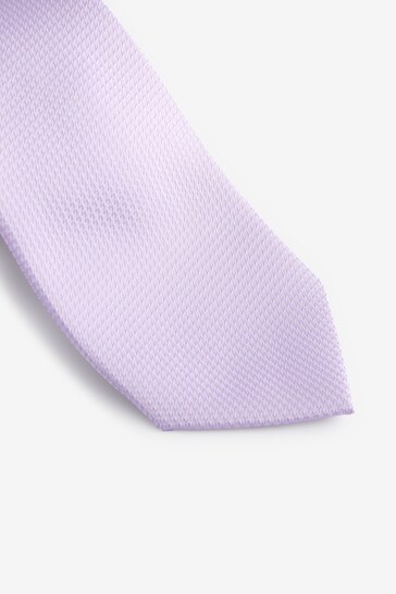 Lilac Purple Textured Tie