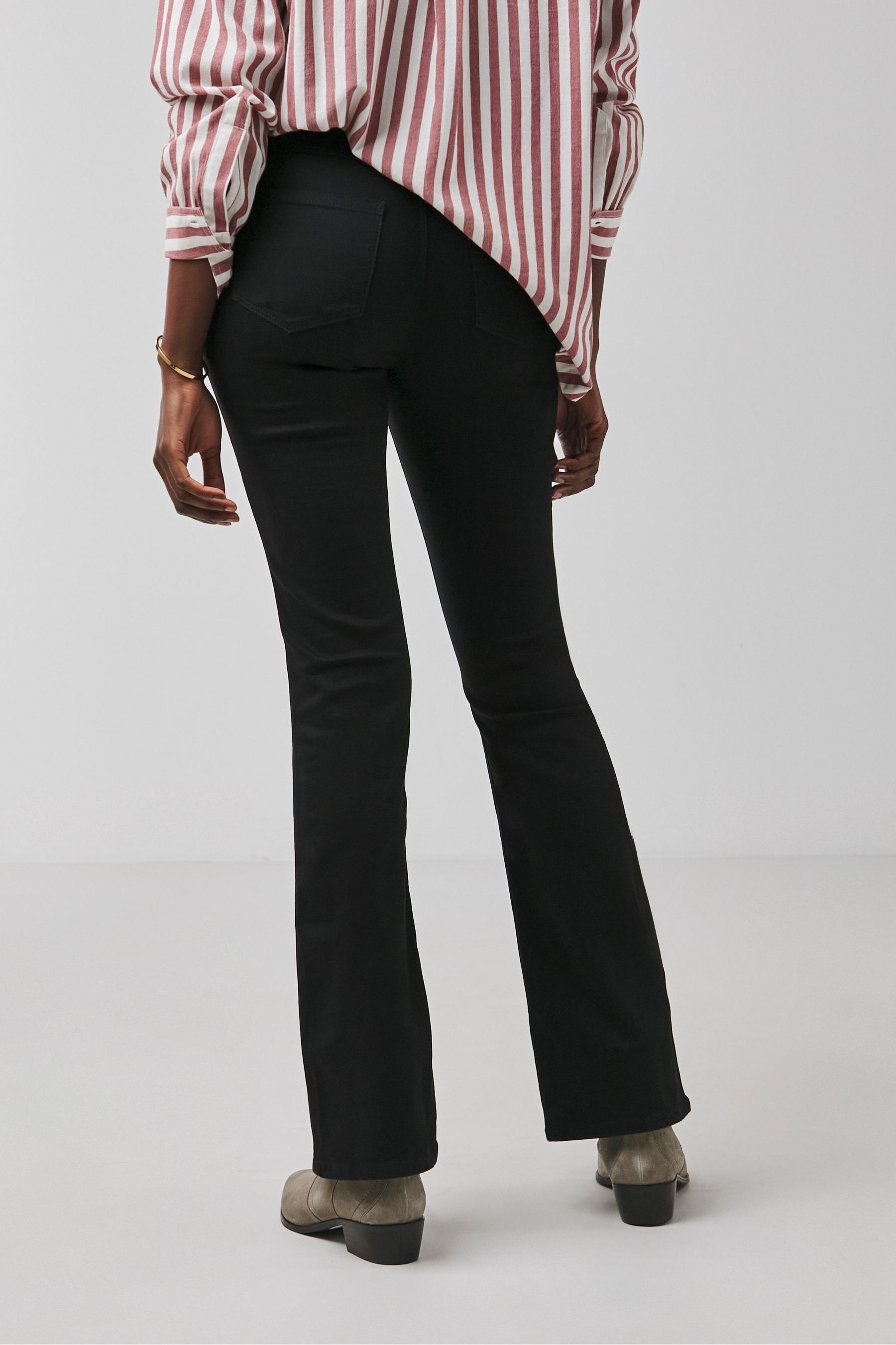 Black bootcut jeggings cheap