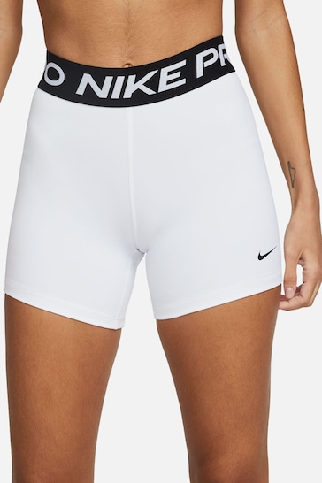 Nike White 365 Five Inch Shorts