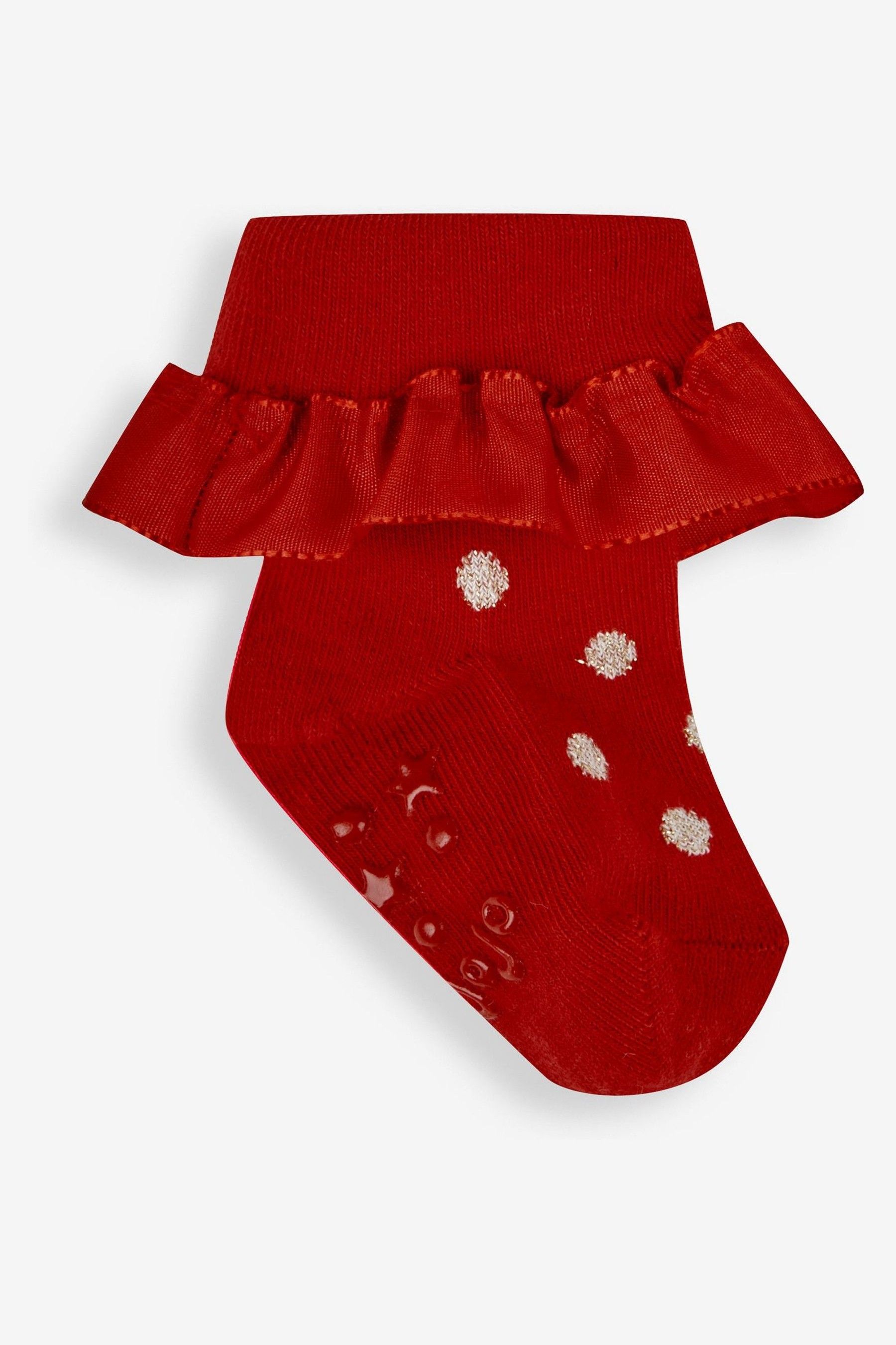 Red ruffle deals socks for babies