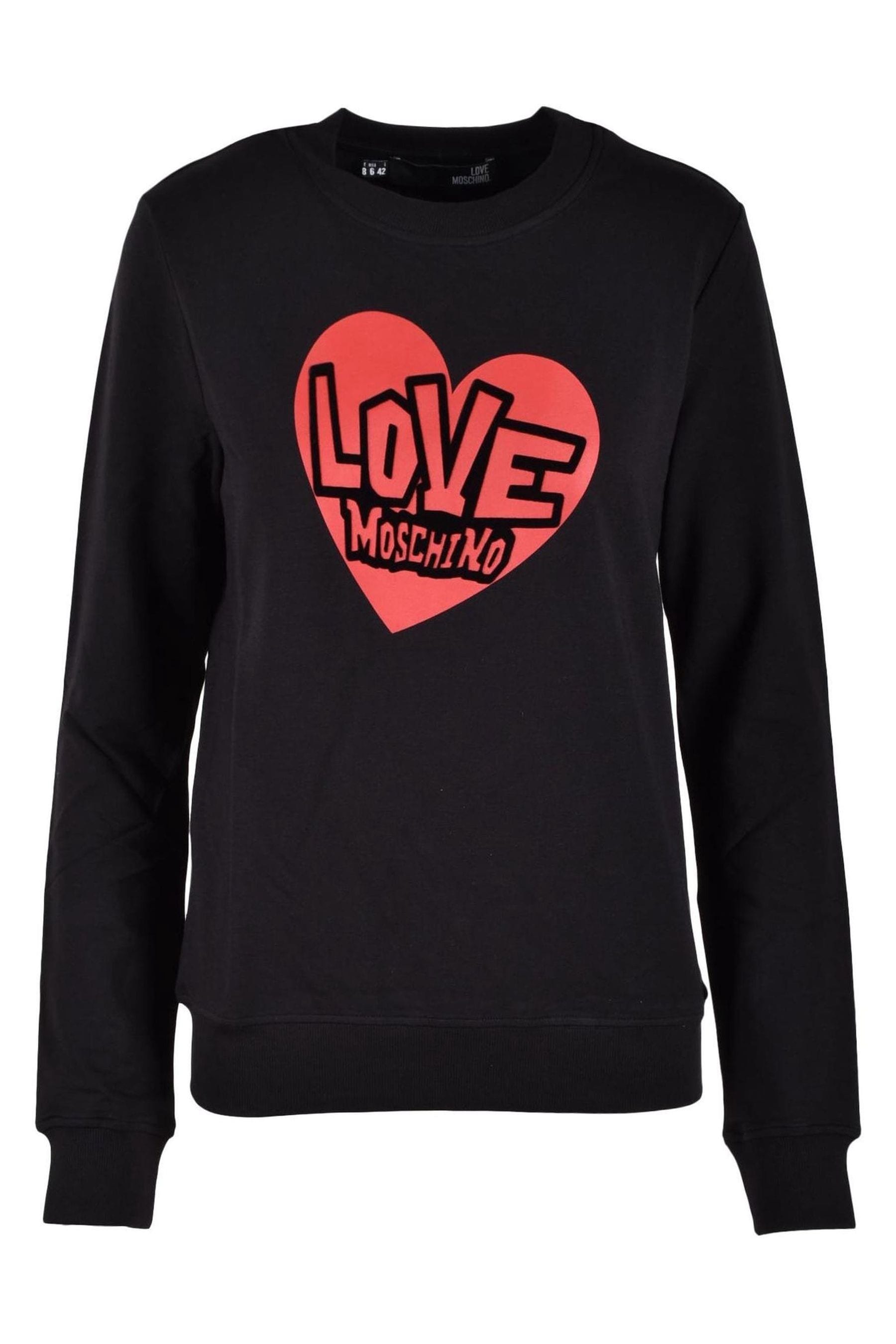 Love moschino black clearance sweatshirt