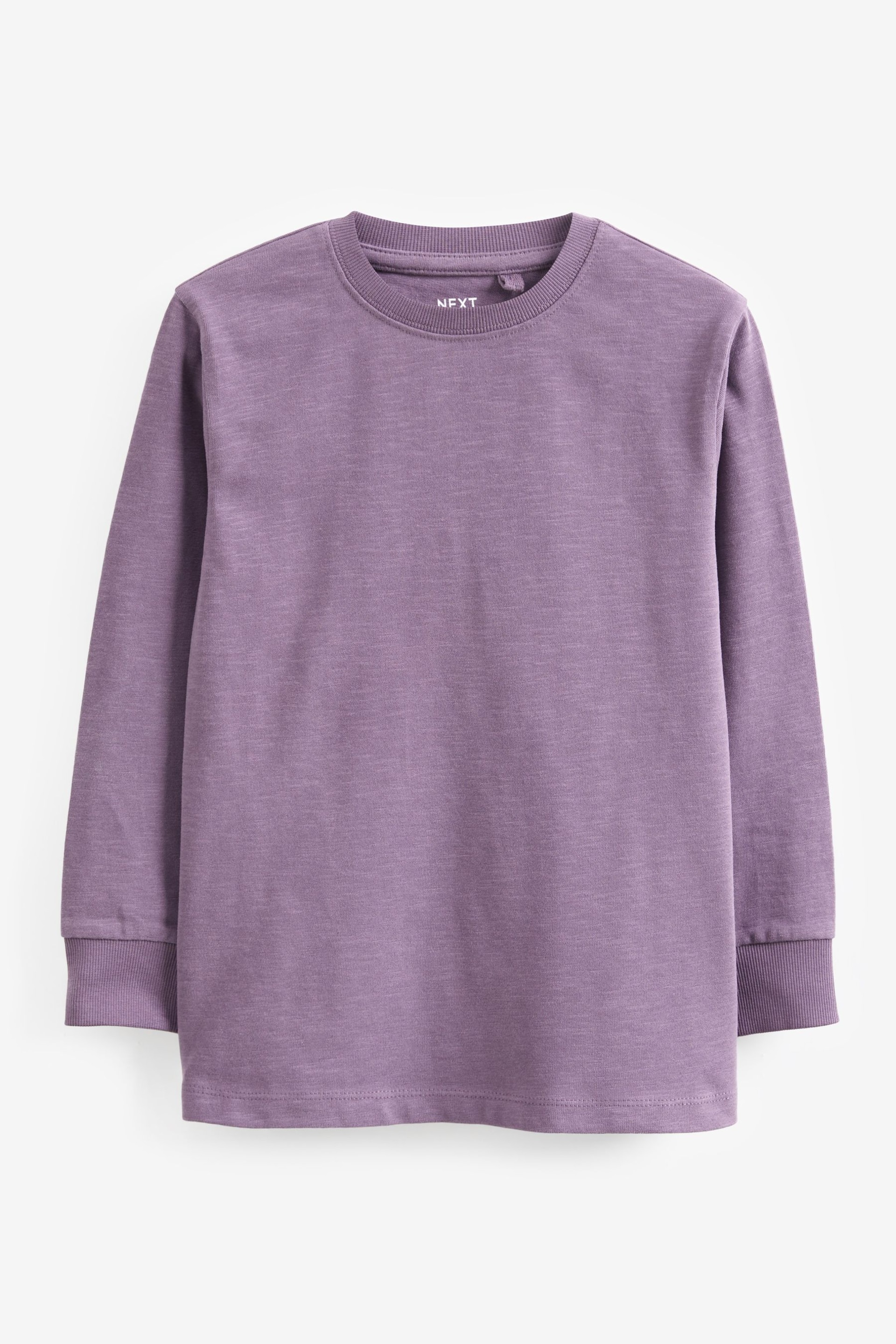 Purple Long Sleeve Cosy T-Shirt (3-16yrs) - Image 1 of 3