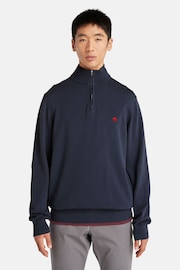 Timberland Organic Cotton Quarter Zip Jumper - Image 1 of 10