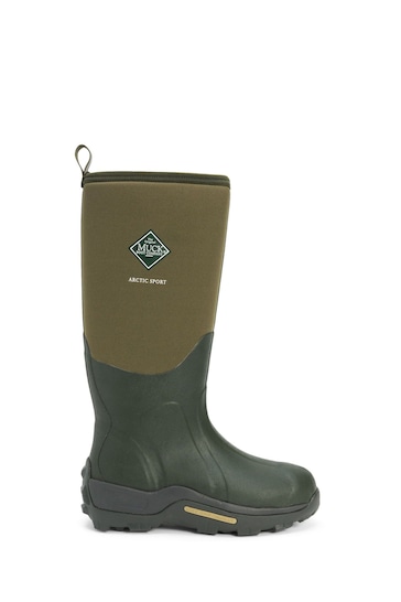 Muck Boots Brown Arctic Sport Pull On Wellington Boots