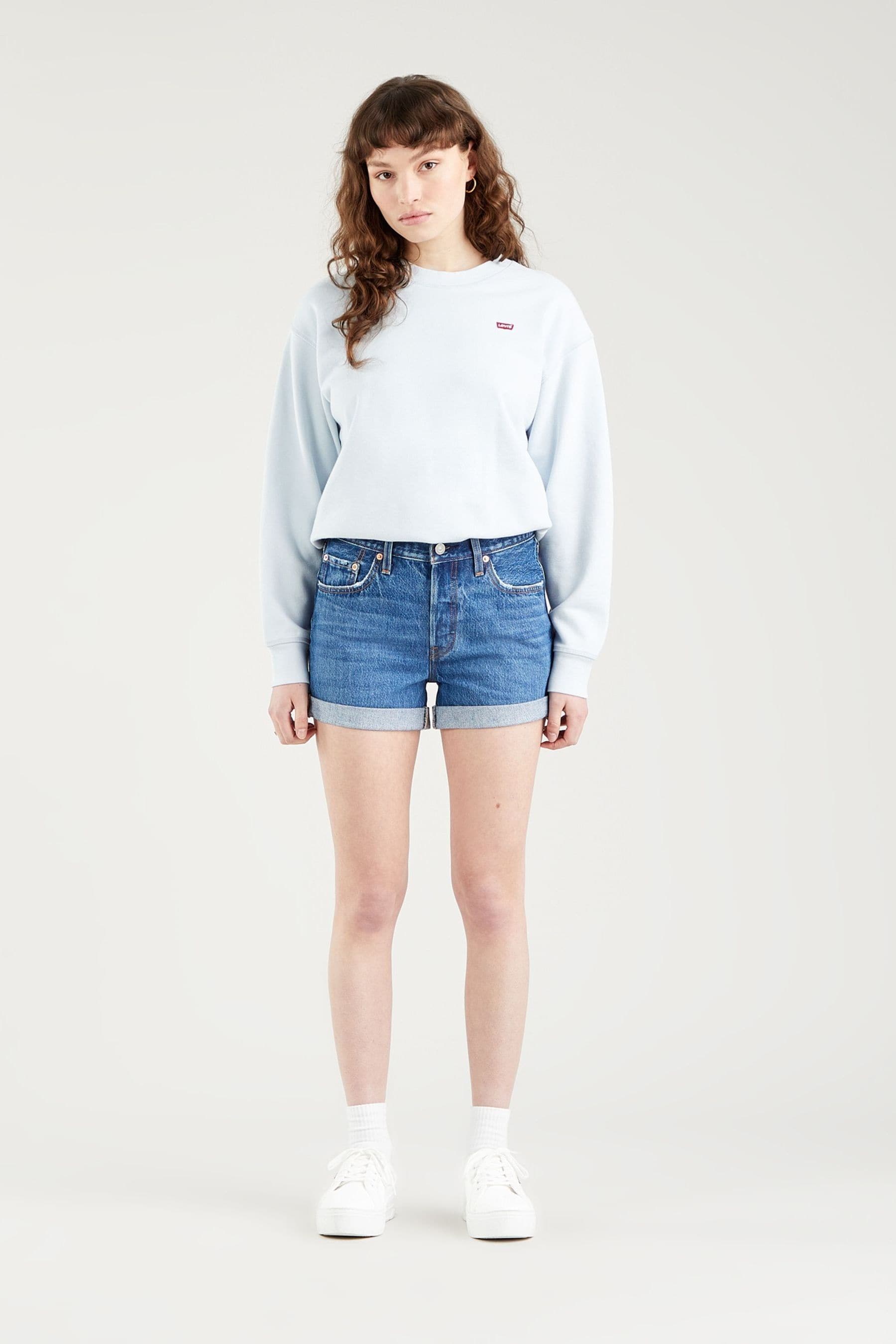 High waisted sales rolled shorts