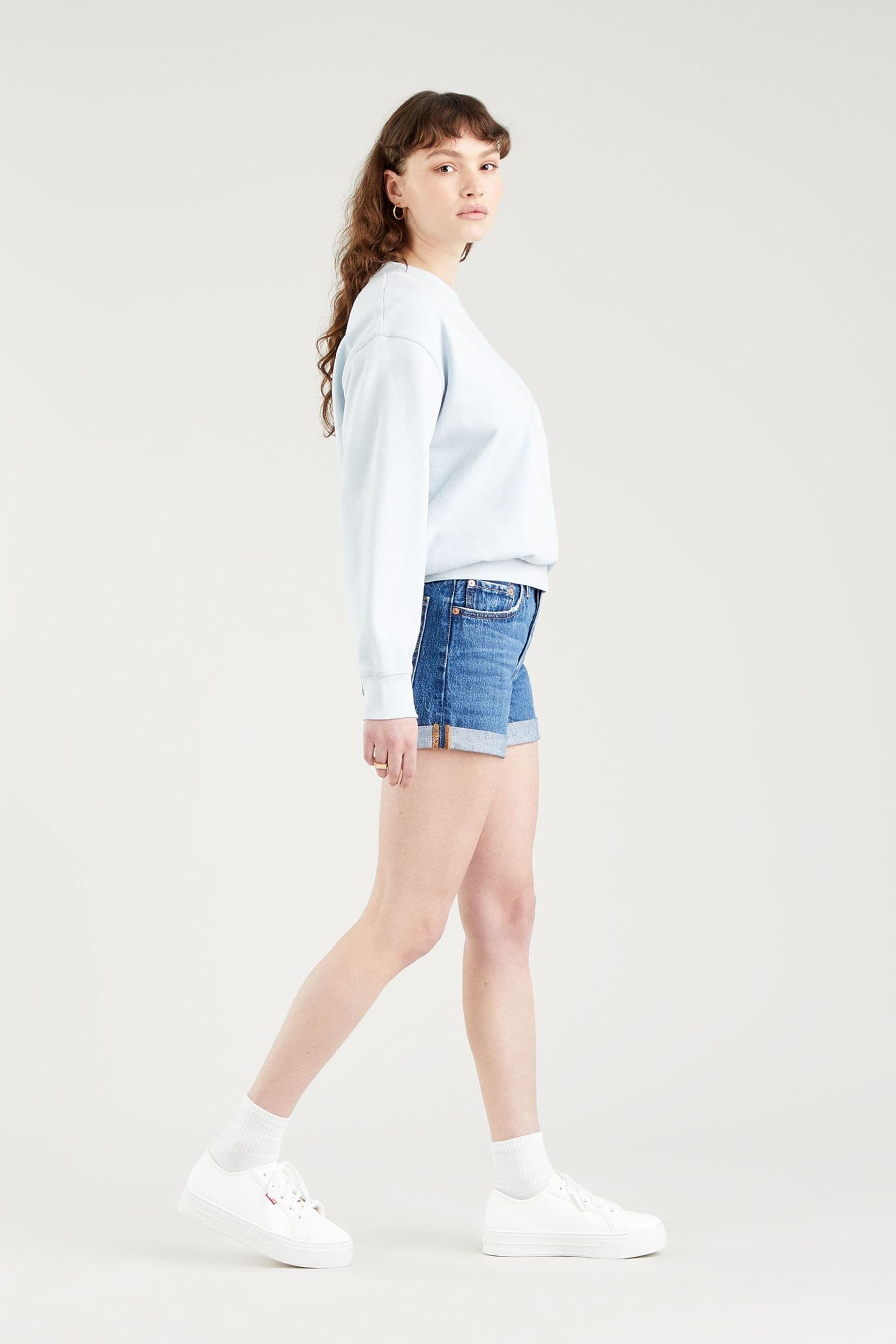 Buy Levi s Orinda Troy Scraped 501 Rolled Shorts from the Next