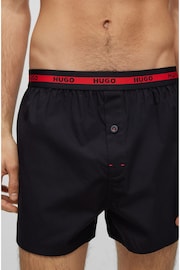 HUGO Woven Boxer Shorts 2 Pack - Image 6 of 7