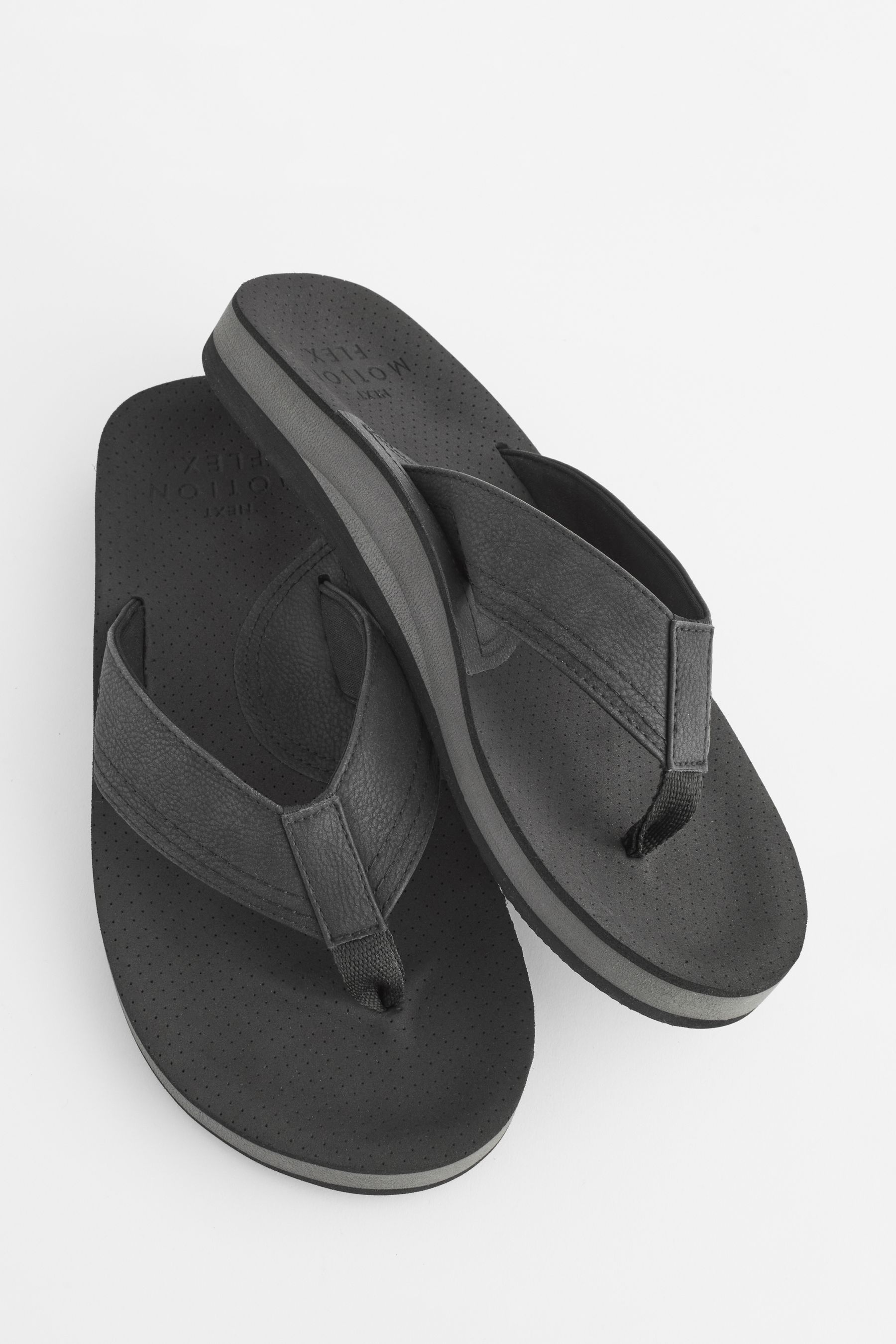 Buy Black Motionflex Flip Flops from the Next UK online shop