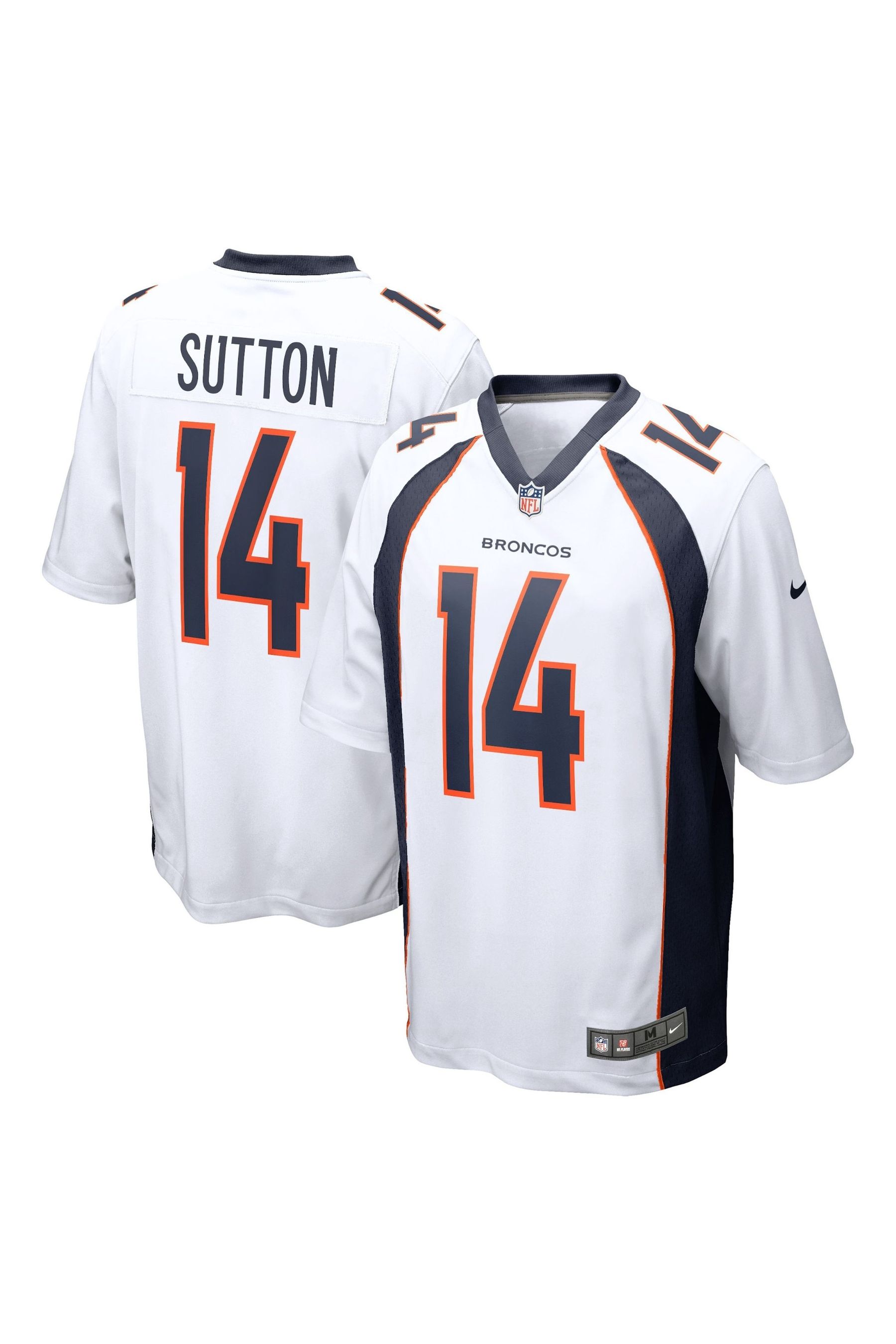 White shop broncos jersey